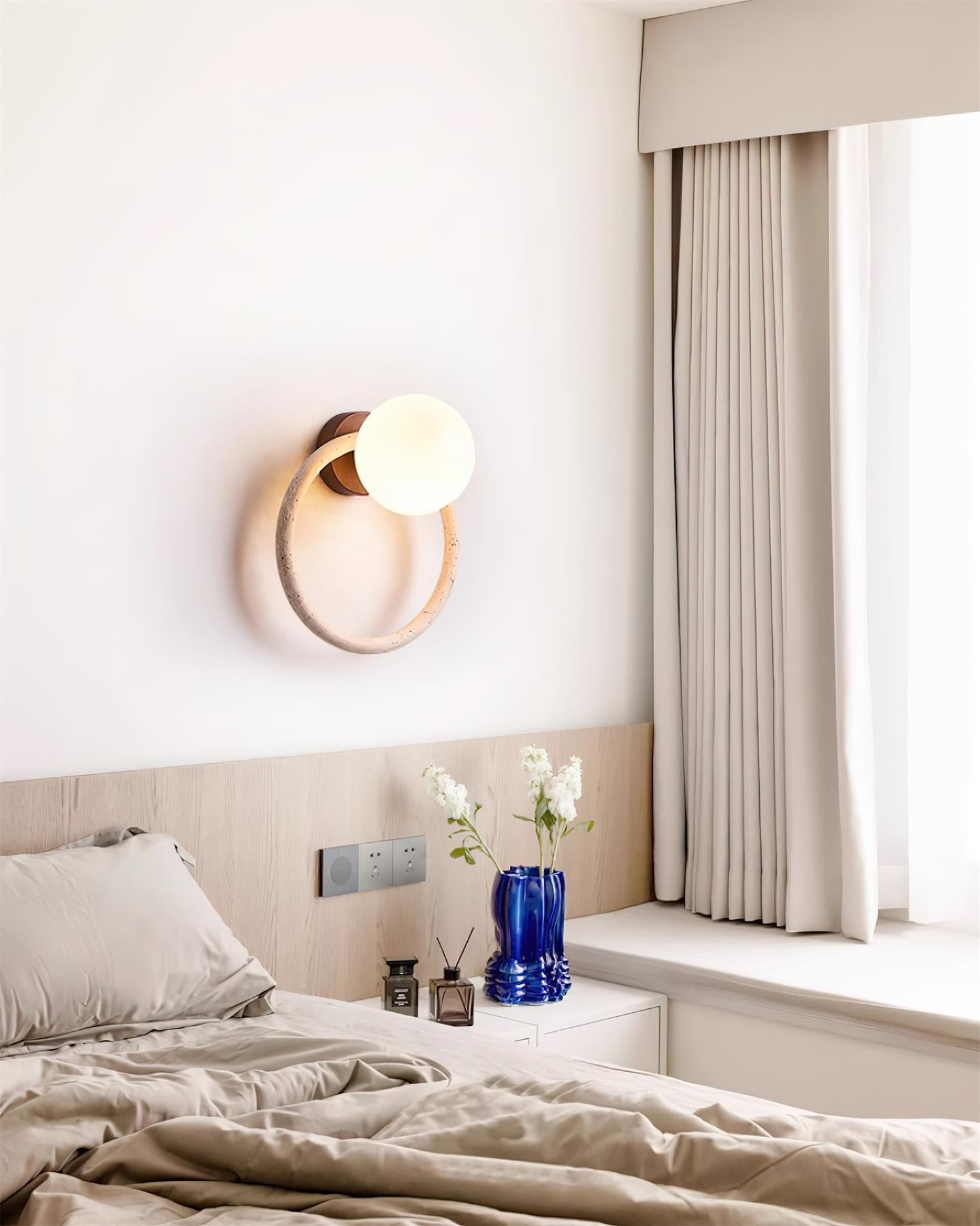 Geylo Travertine Wing Wall Light - Letslighting