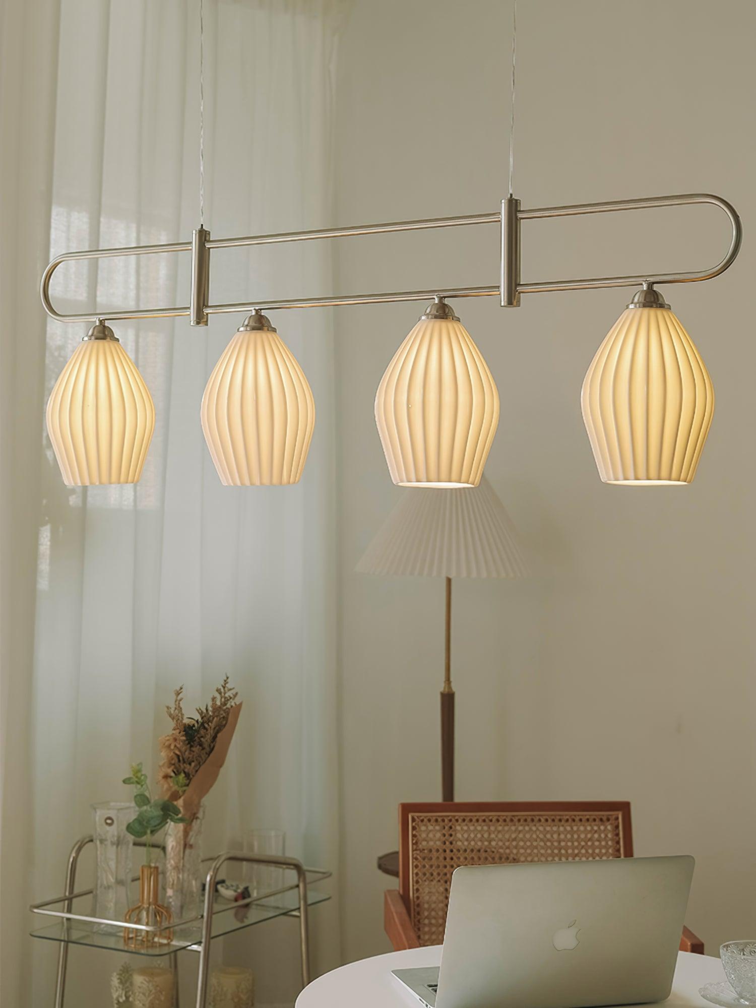 Arlirir Modern Minimalist Art Metal Ceramic Pendant Light - Letslighting