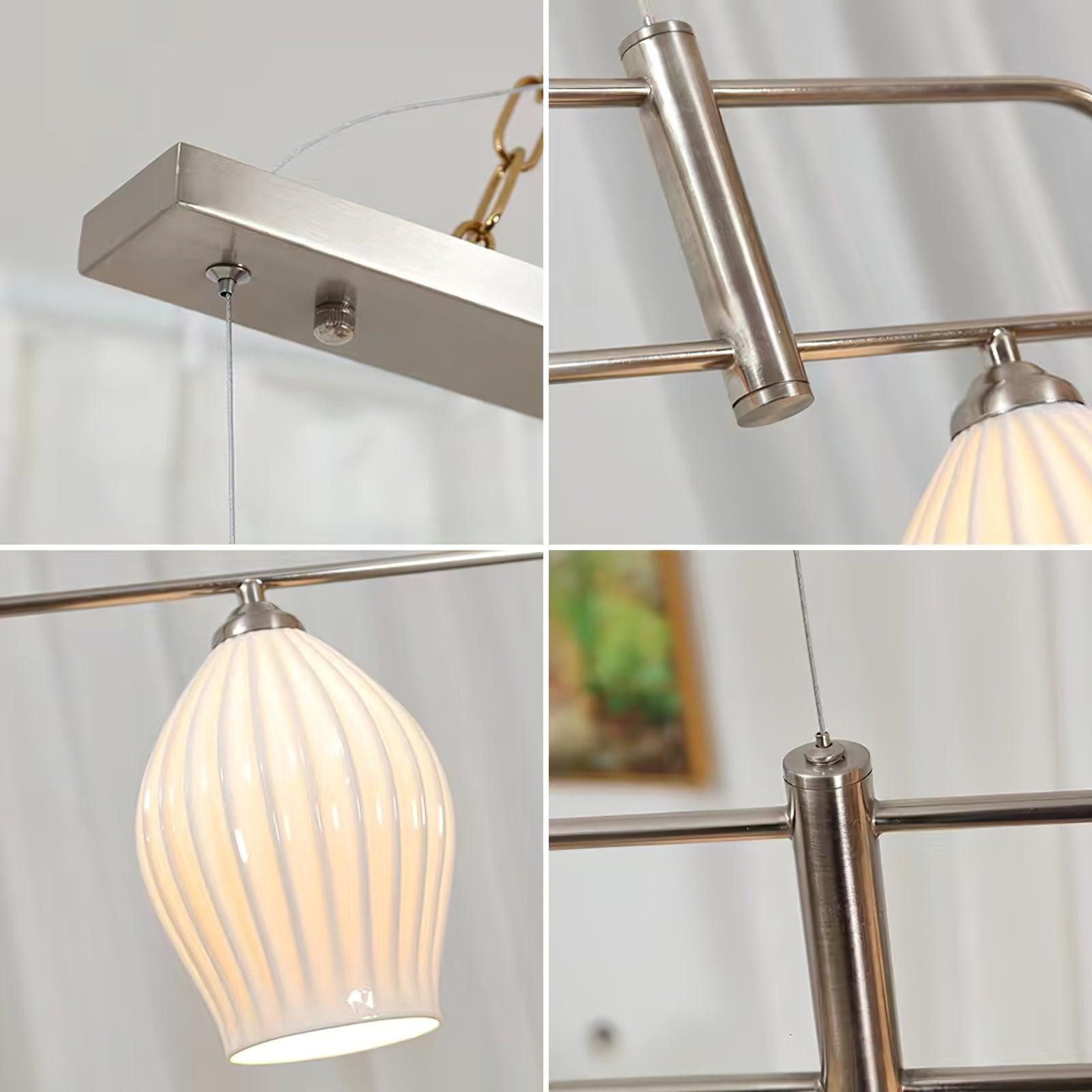 Arlirir Modern Minimalist Art Metal Ceramic Pendant Light - Letslighting