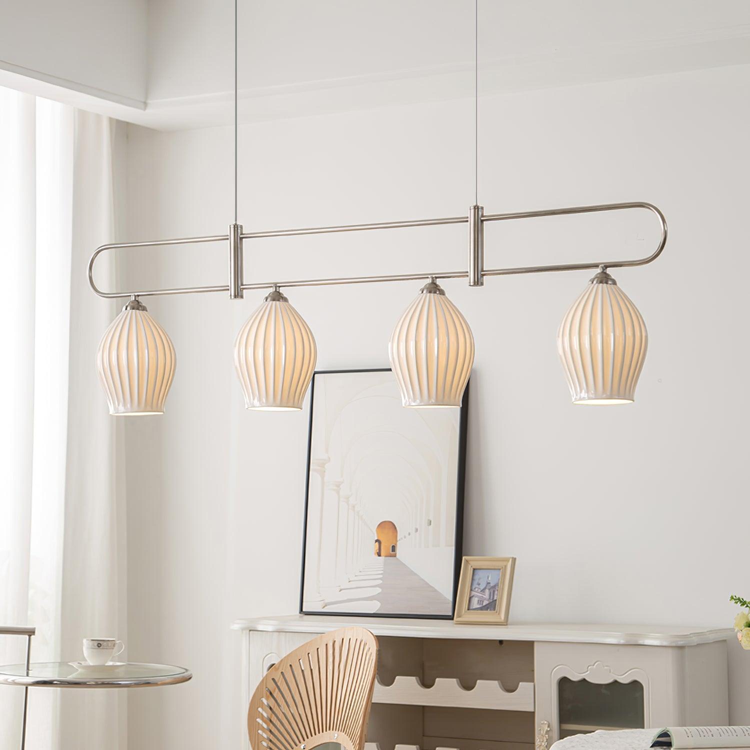 Arlirir Modern Minimalist Art Metal Ceramic Pendant Light - Letslighting
