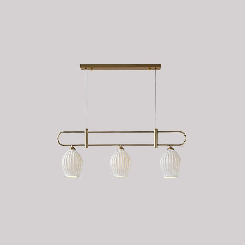 Arlirir Modern Minimalist Art Metal Ceramic Pendant Light - Letslighting