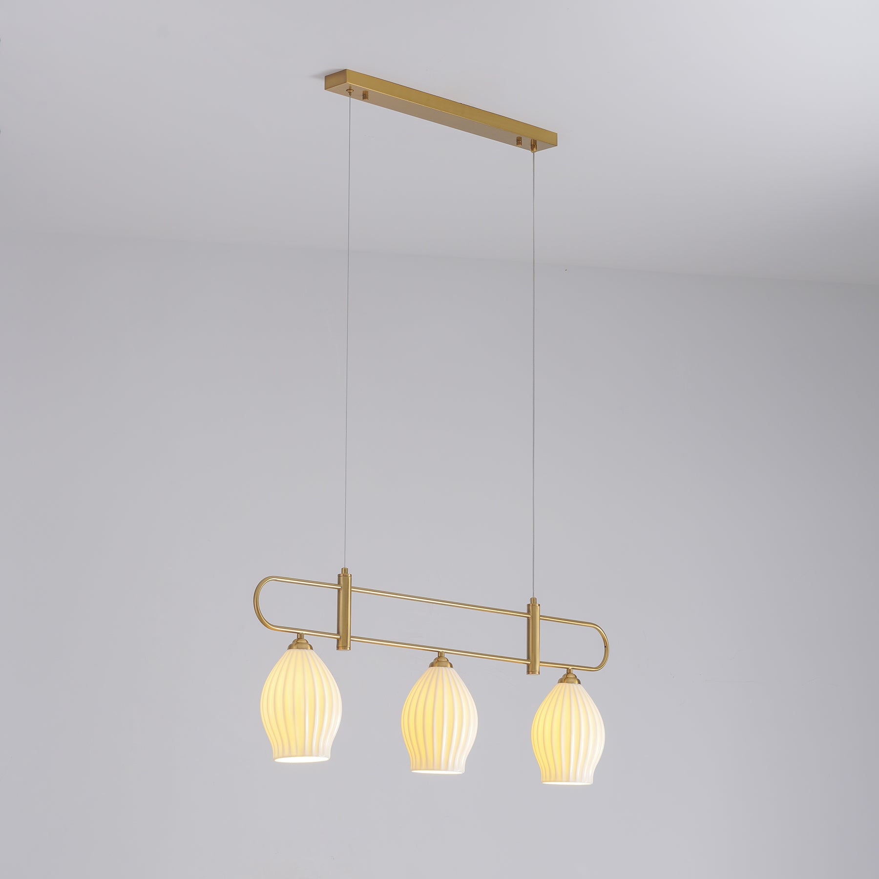 Arlirir Modern Minimalist Art Metal Ceramic Pendant Light - Letslighting
