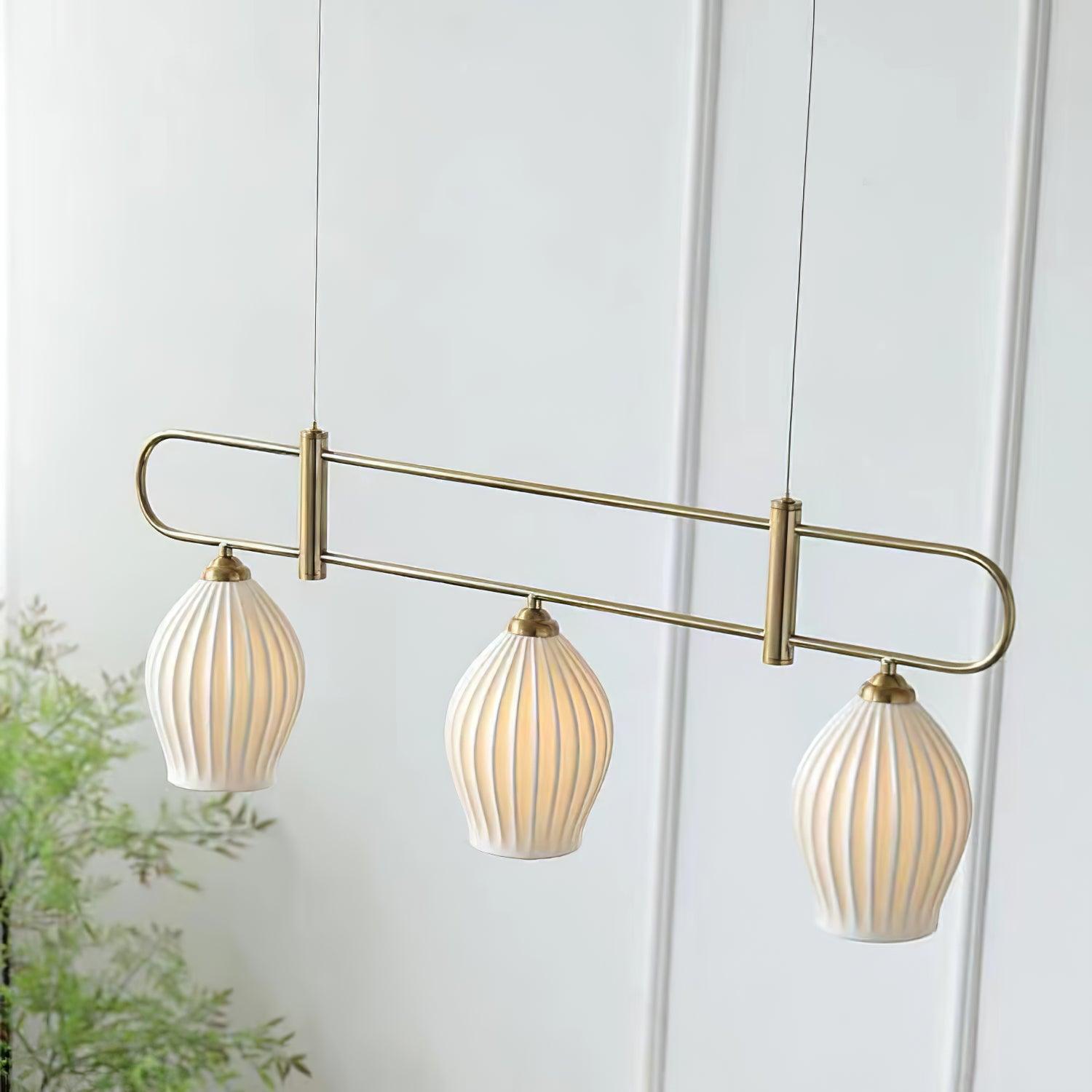 Arlirir Modern Minimalist Art Metal Ceramic Pendant Light - Letslighting