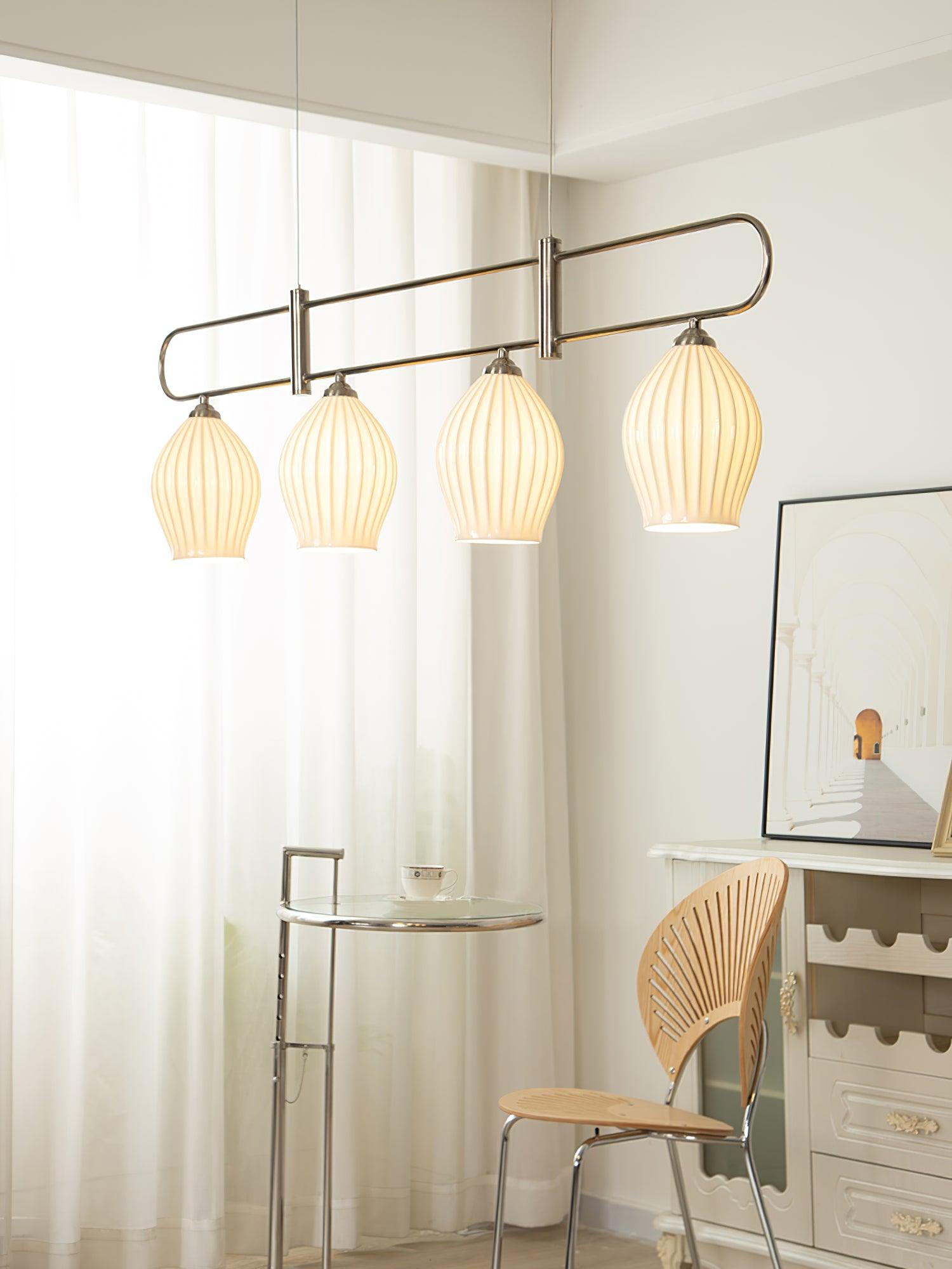 Arlirir Modern Minimalist Art Metal Ceramic Pendant Light - Letslighting