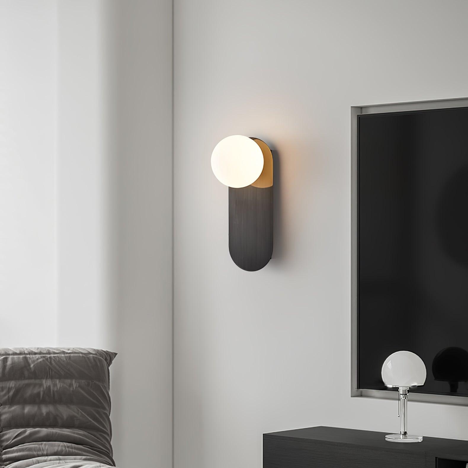 Flat Base Globe Sconce - Letslighting
