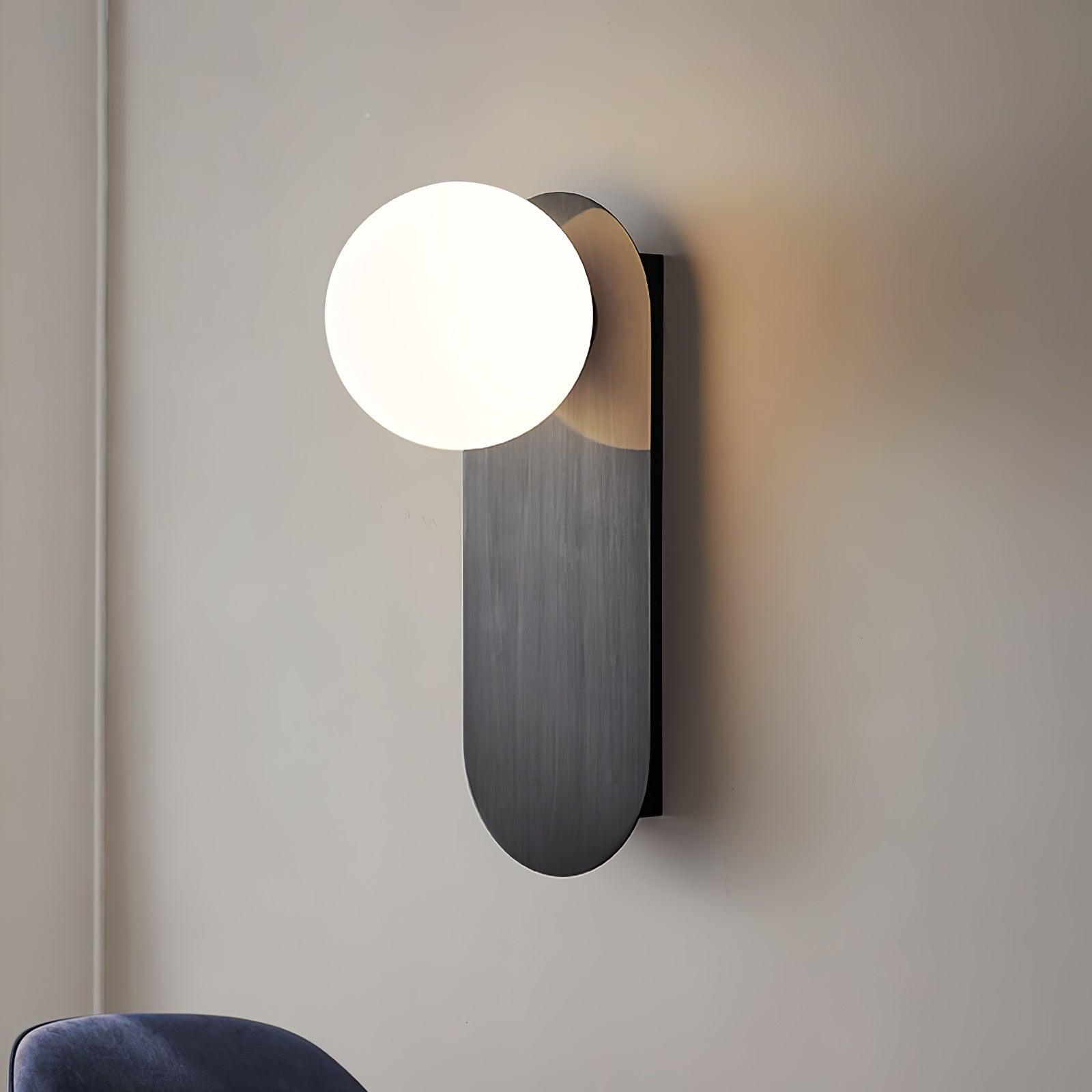 Flat Base Globe Sconce - Letslighting