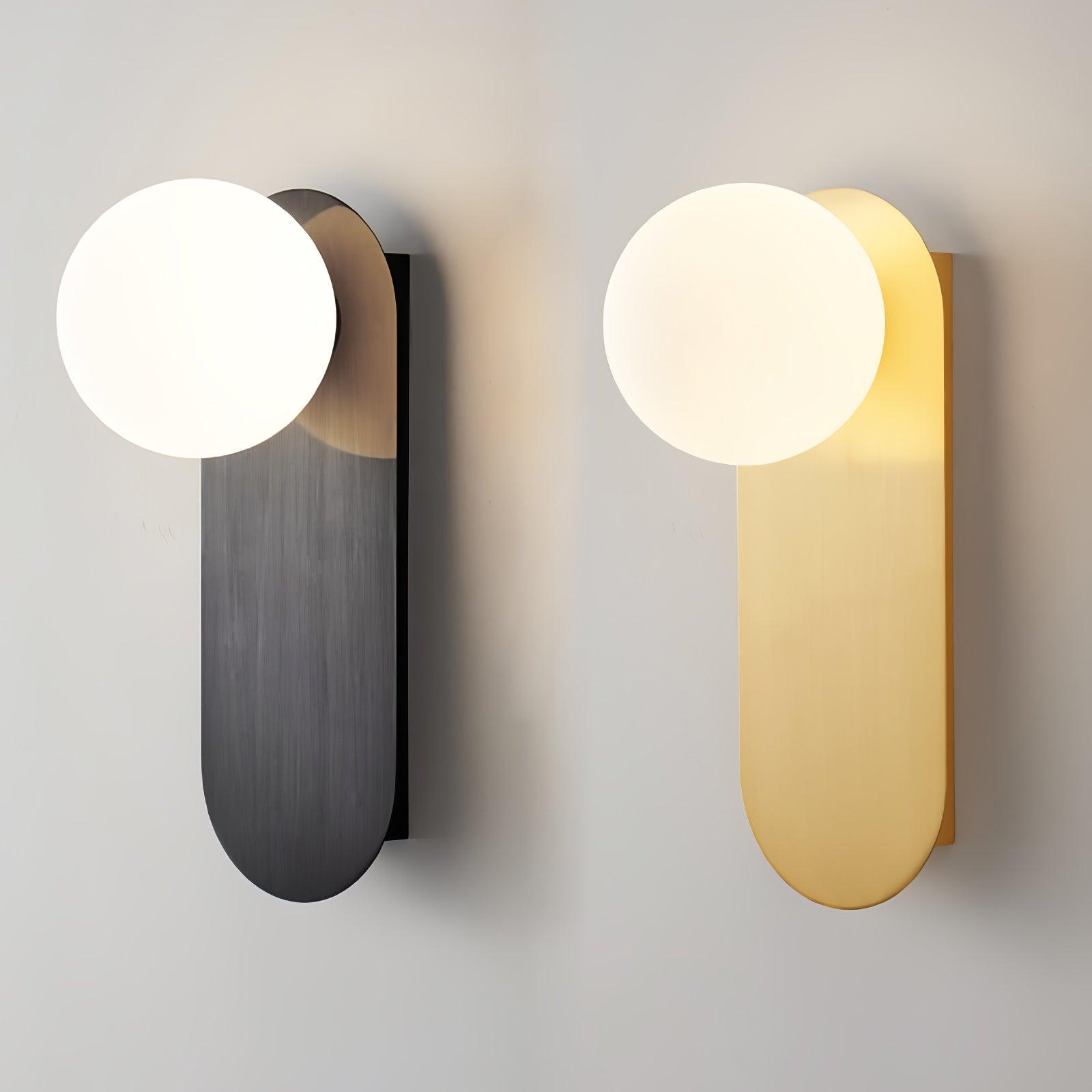 Flat Base Globe Sconce - Letslighting
