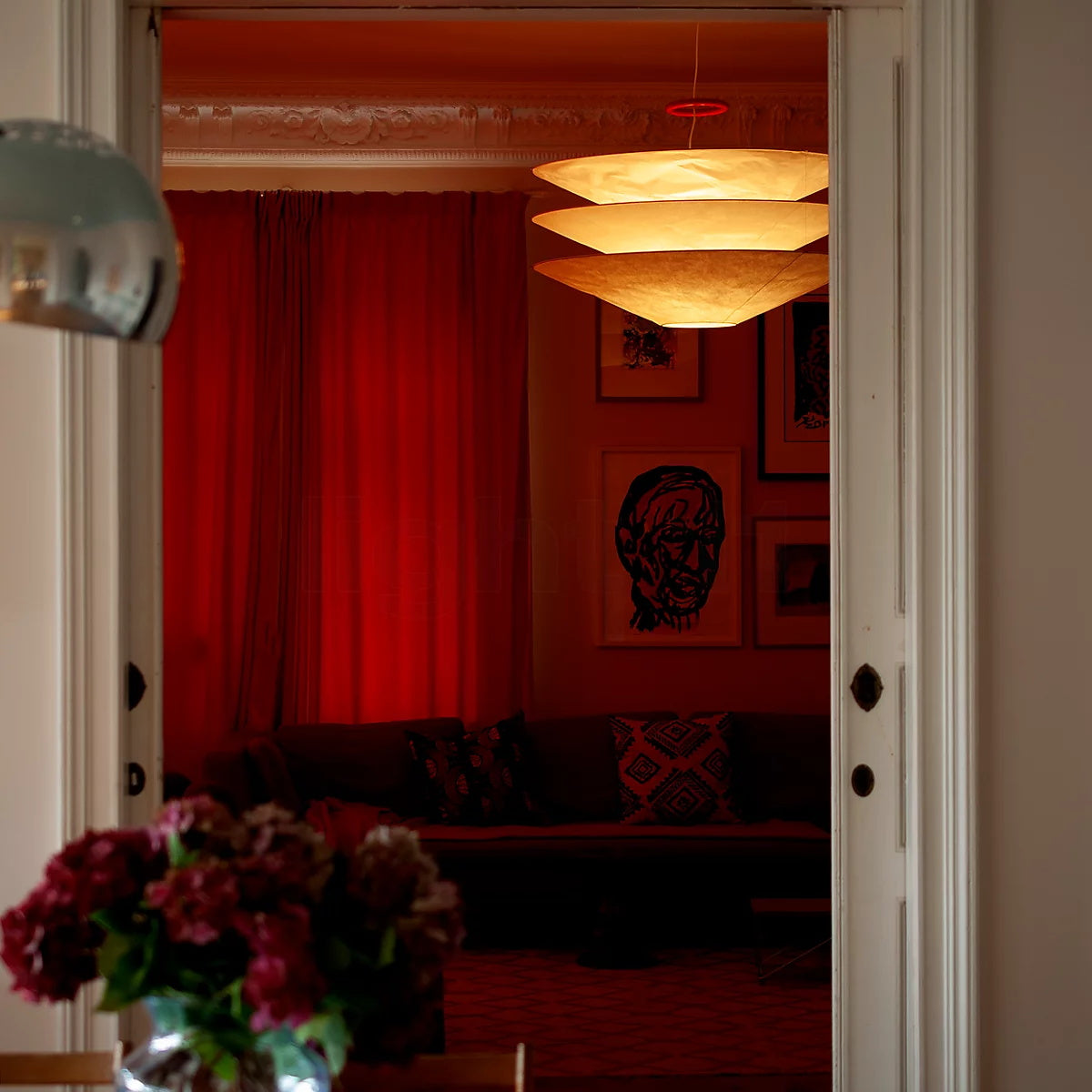 Zomarion Individual Creativity Paper Metal Pendant Light - Lamp Copper