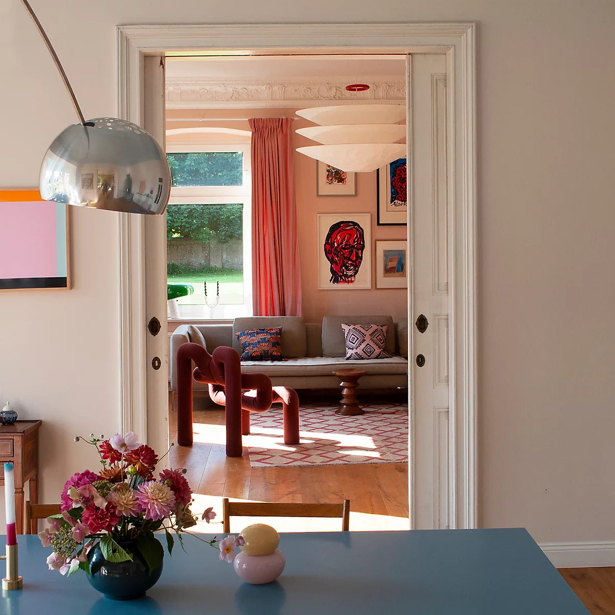 Zomarion Individual Creativity Paper Metal Pendant Light - Lamp Copper