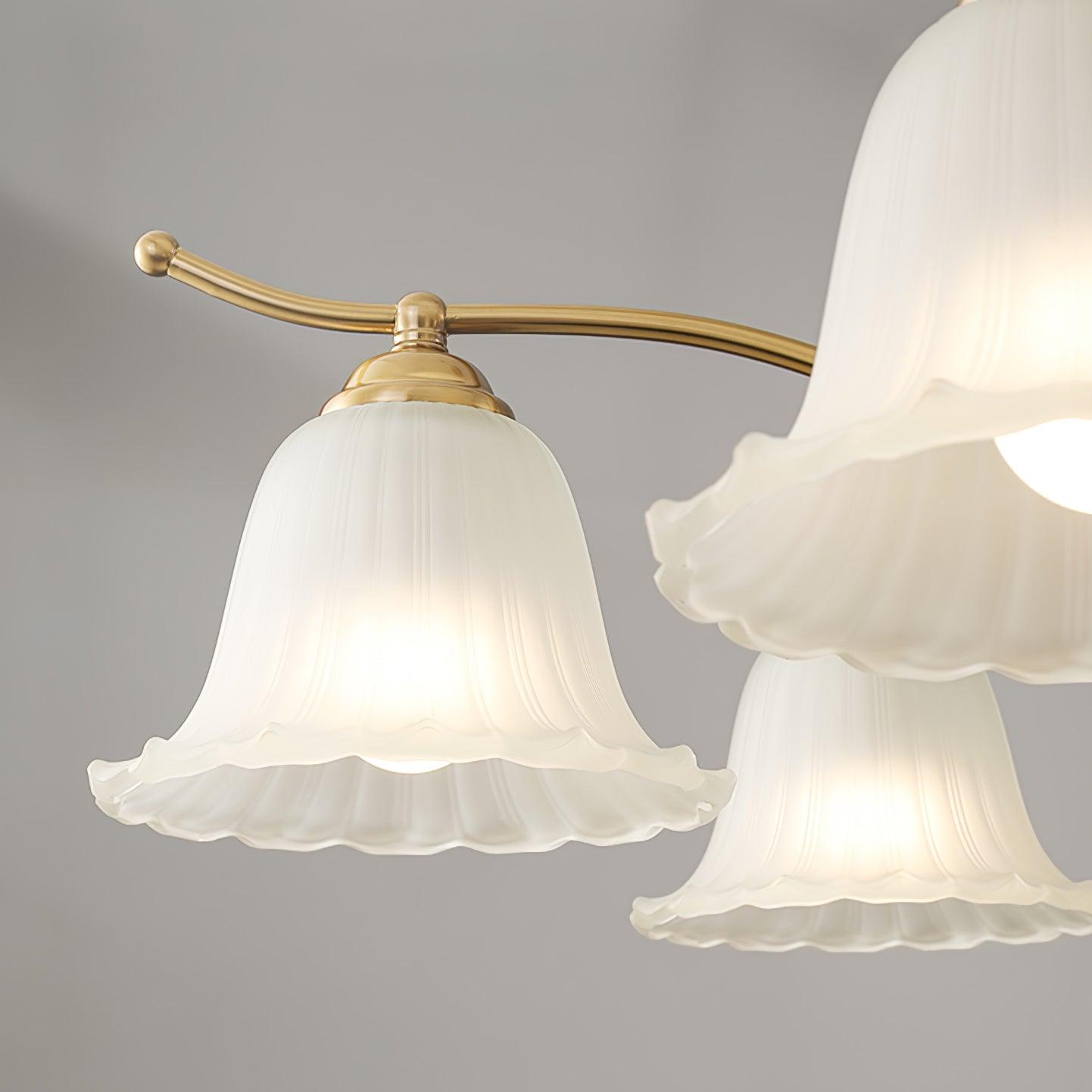 Civinora Brass Alabaster Chandelier - Letslighting