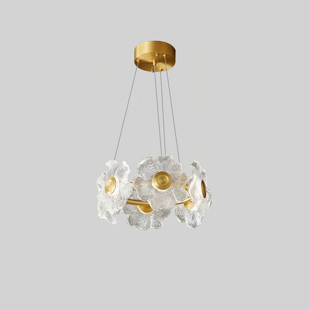 Flora Glass Chandelier - Letslighting