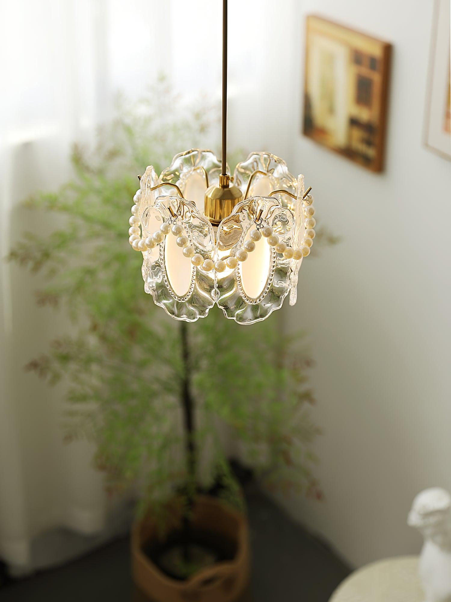 Floral Glass Pendant Lamp - Letslighting