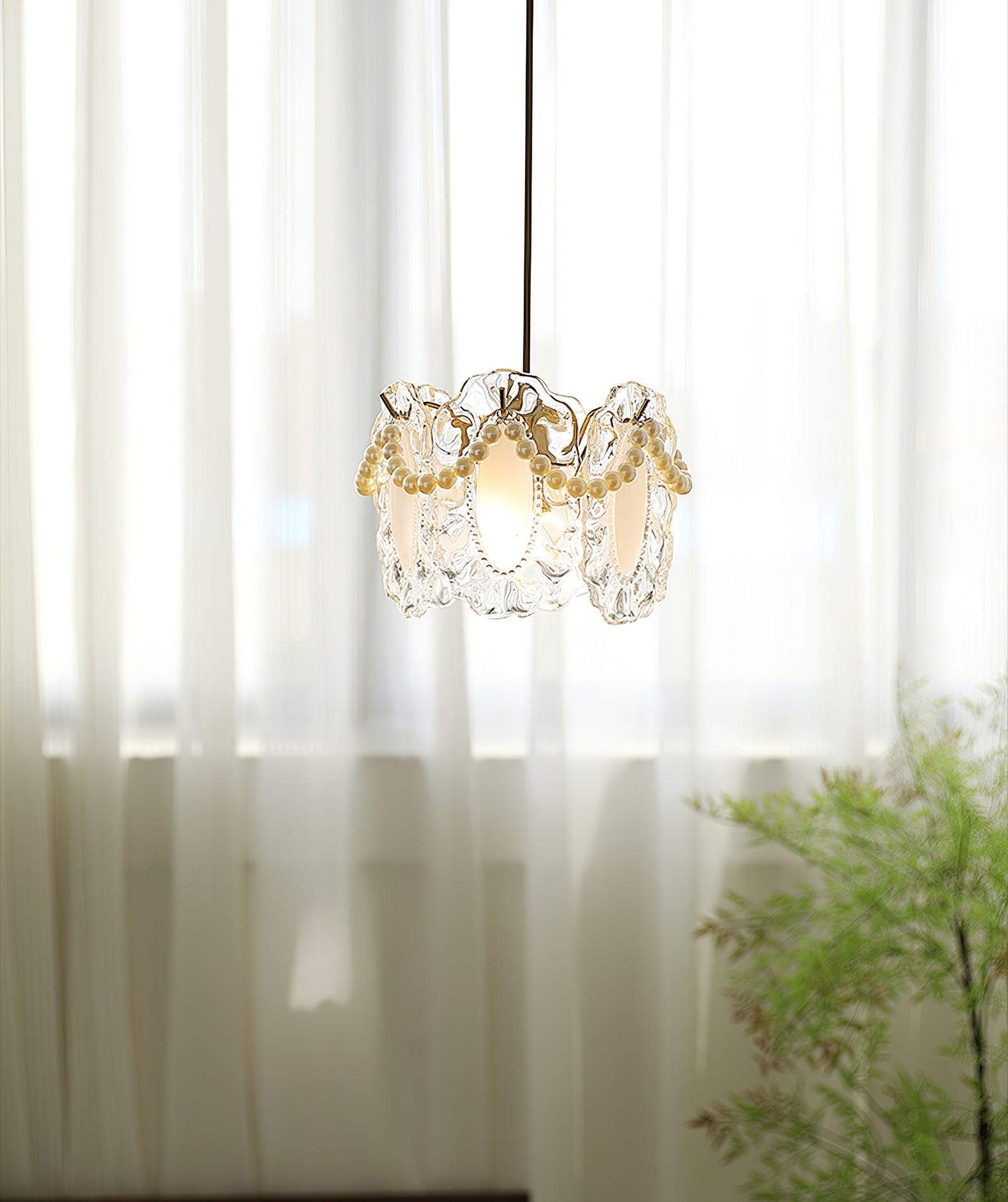Floral Glass Pendant Lamp - Letslighting