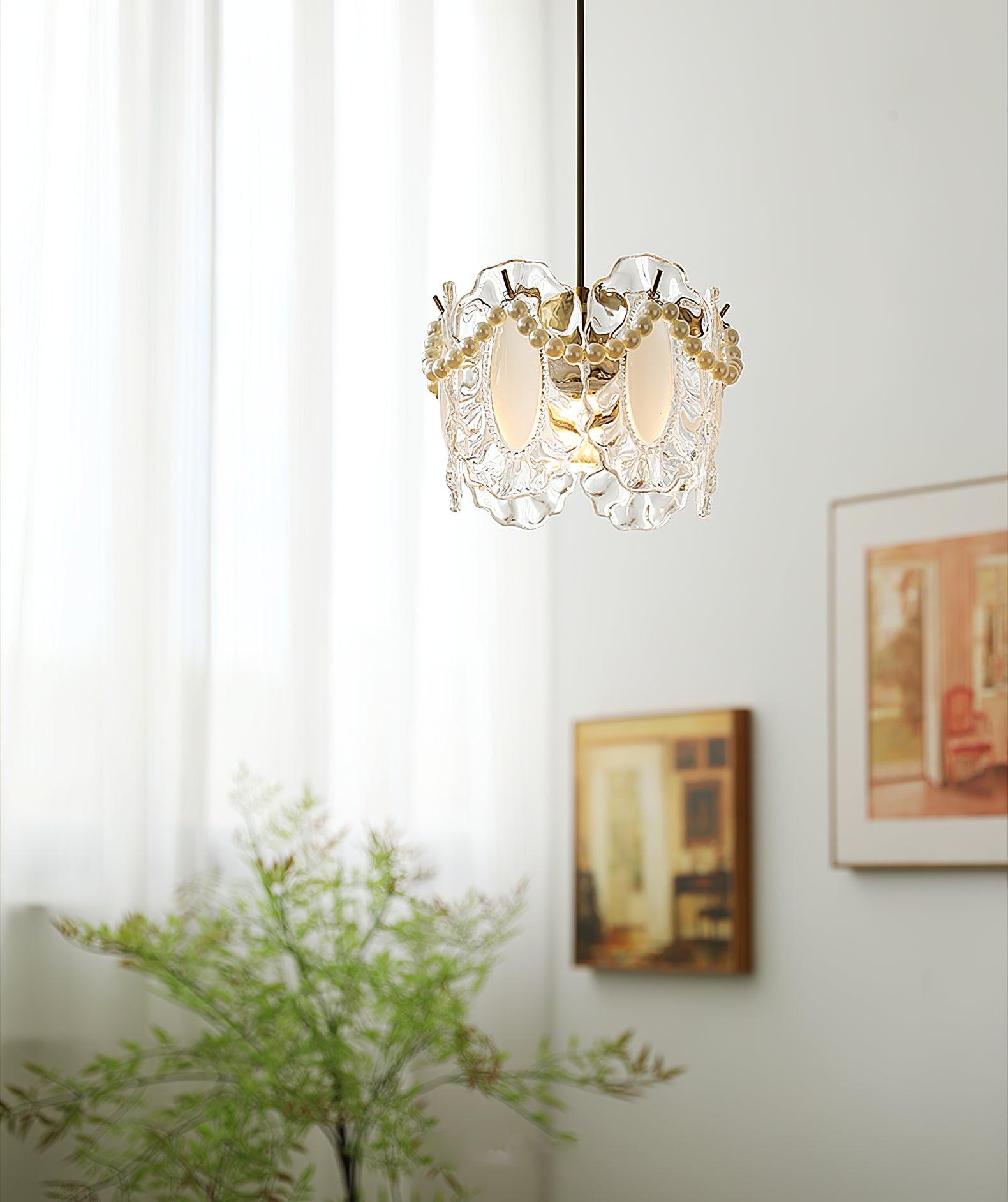 Floral Glass Pendant Lamp - Letslighting