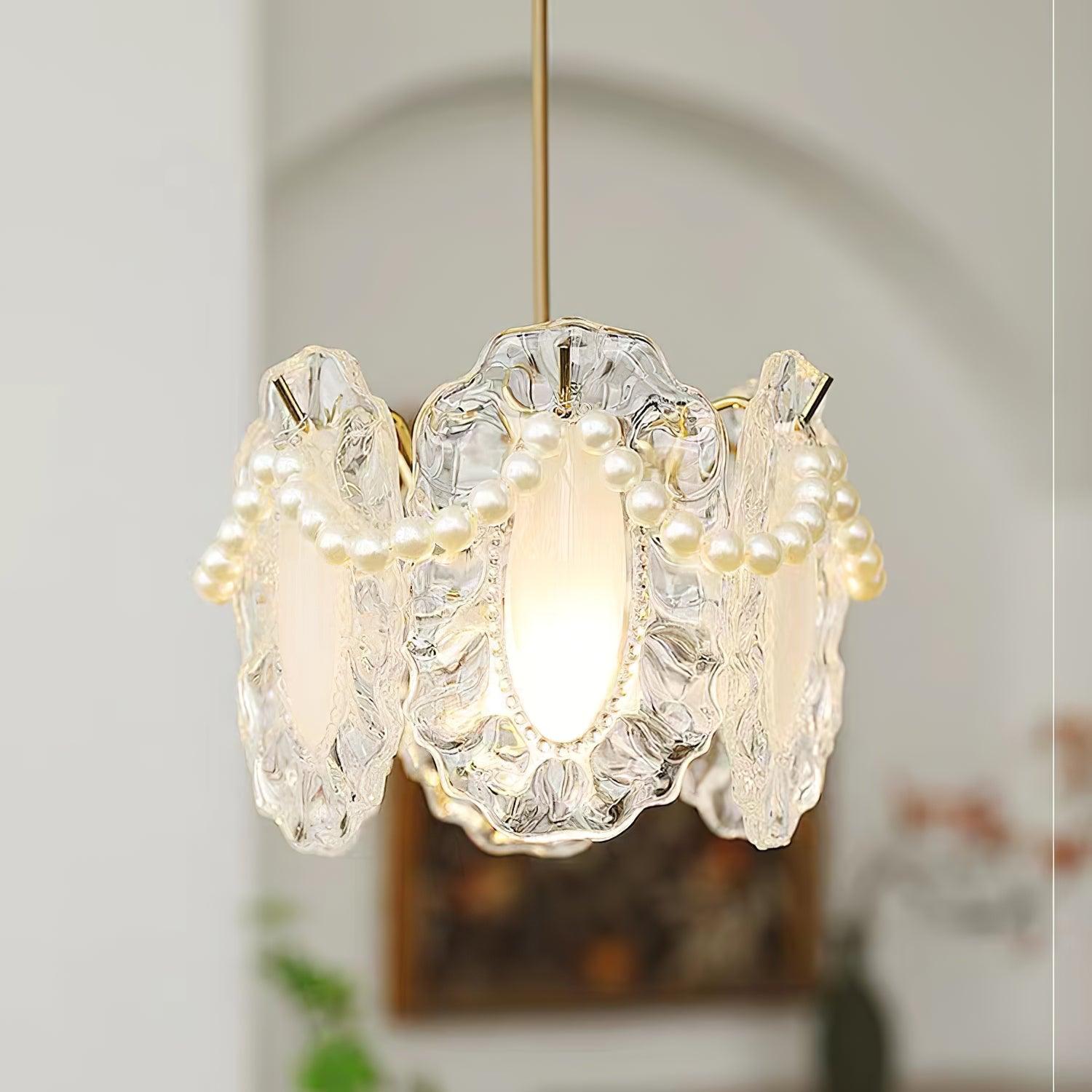 Floral Glass Pendant Lamp - Letslighting