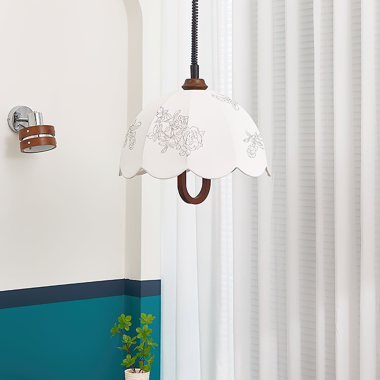 Floral Grace Pendant Lamp - Letslighting