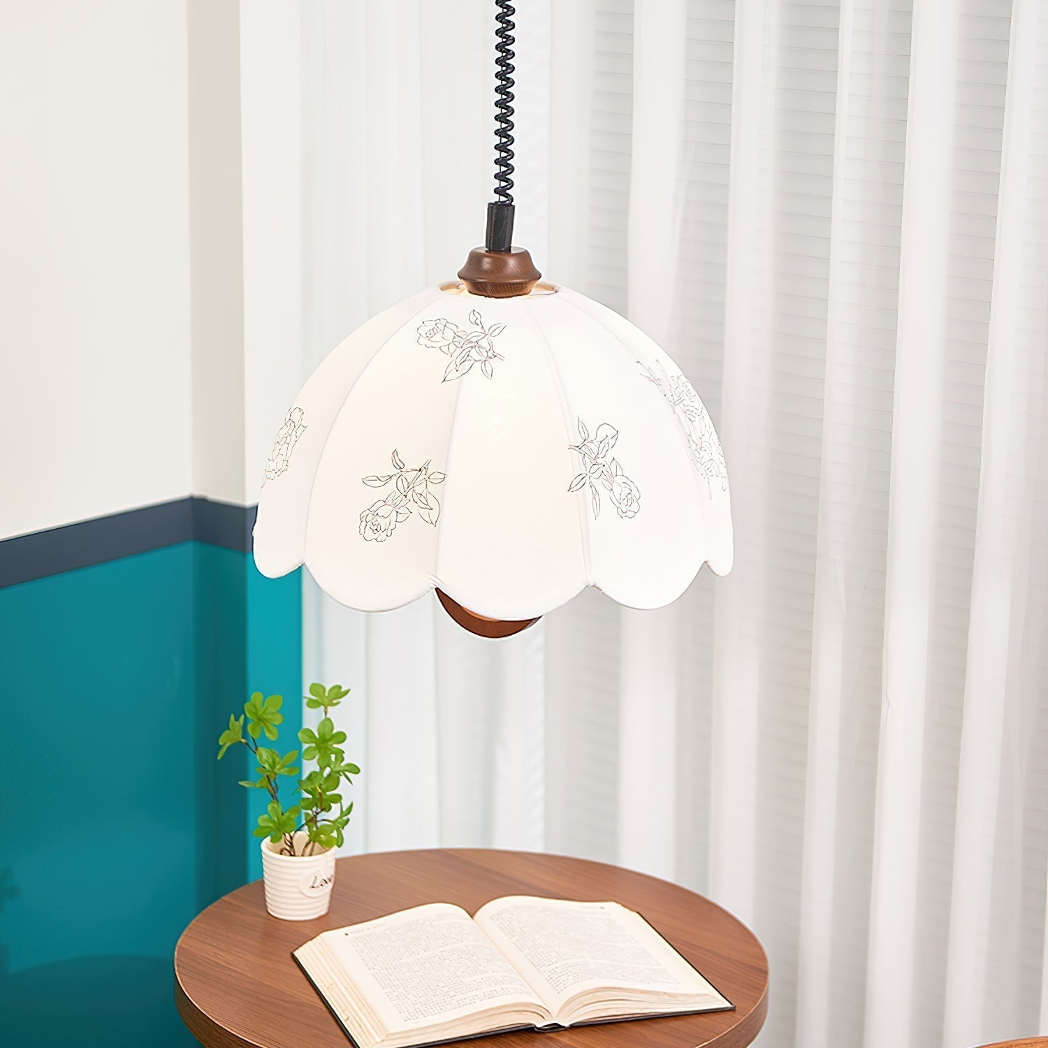 Floral Grace Pendant Lamp - Letslighting