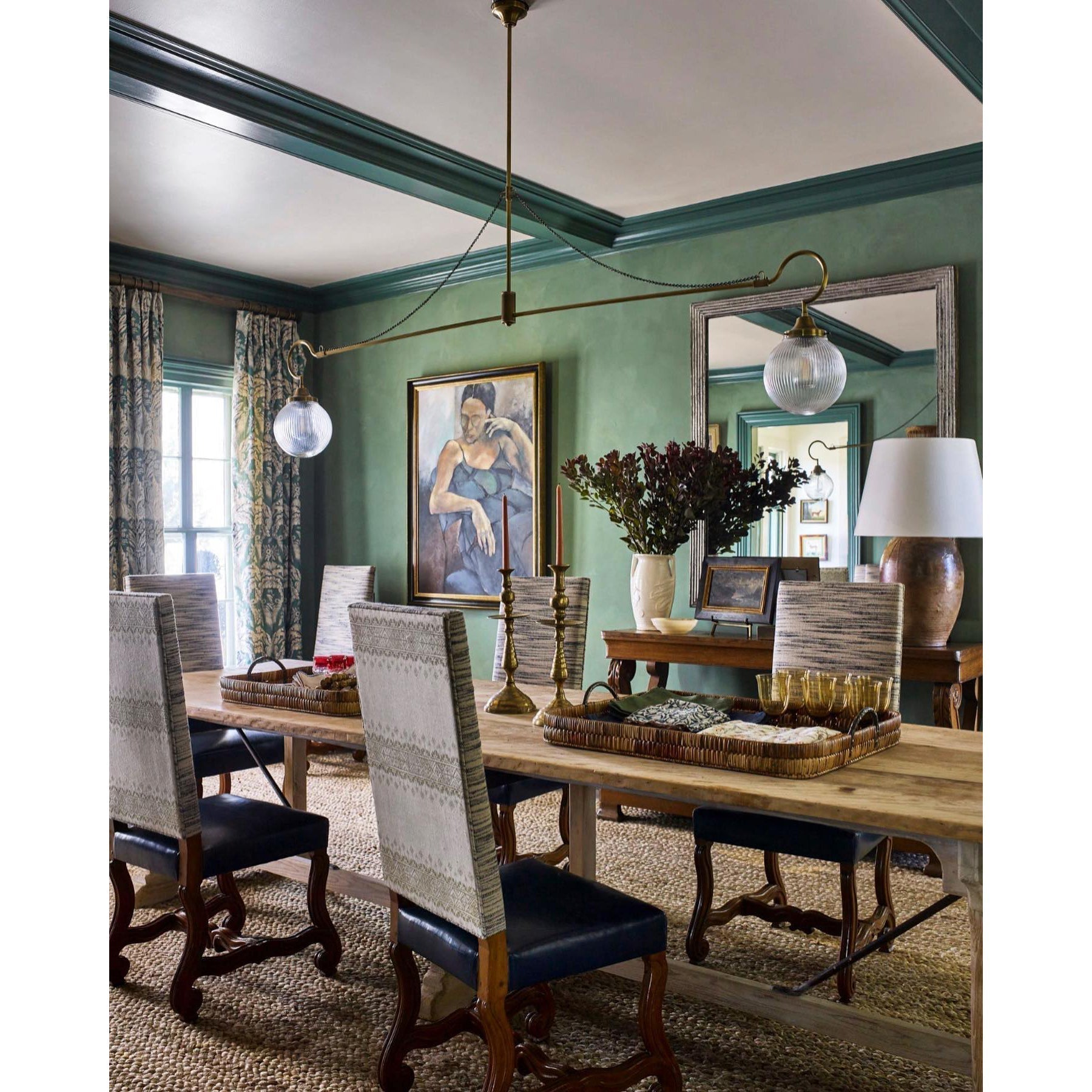 Vavenia Modern Minimalist Brass Glass Chandelier - Lamp Copper