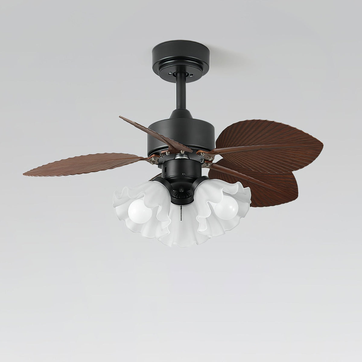 Dimensiones del Ventilador de Techo con Luz Rosalyn: Diámetro 80cm x Alto 55cm