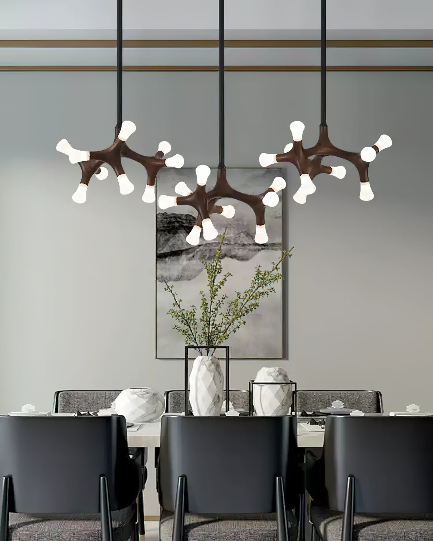Mynorila Branch-Design Wood Pendant Light - Letslighting