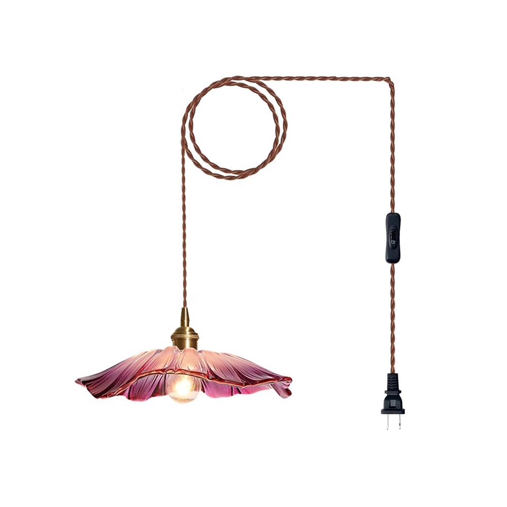 Aria Lámpara Colgante de Vidrio en Forma de Flor