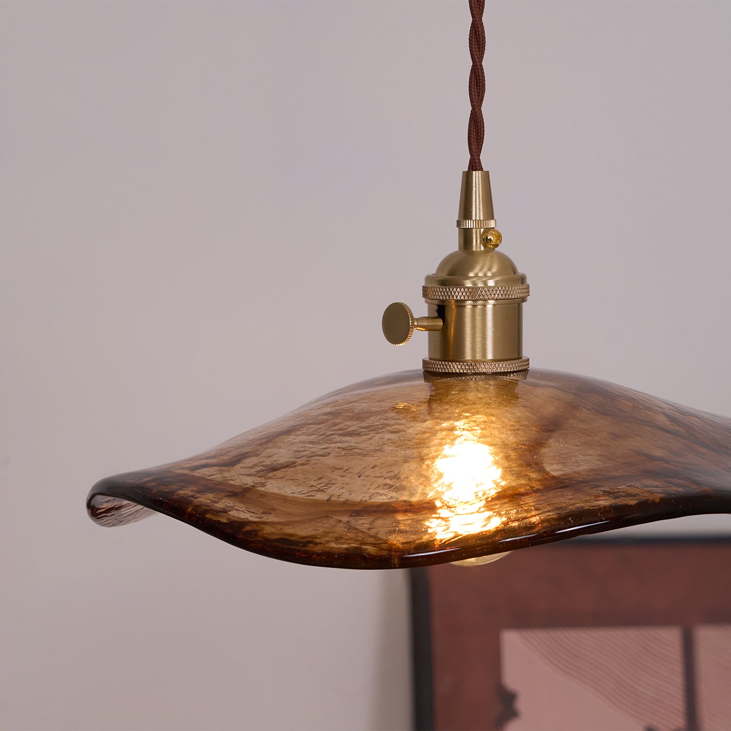 Flower Petal Glass Pendant Light - Letslighting