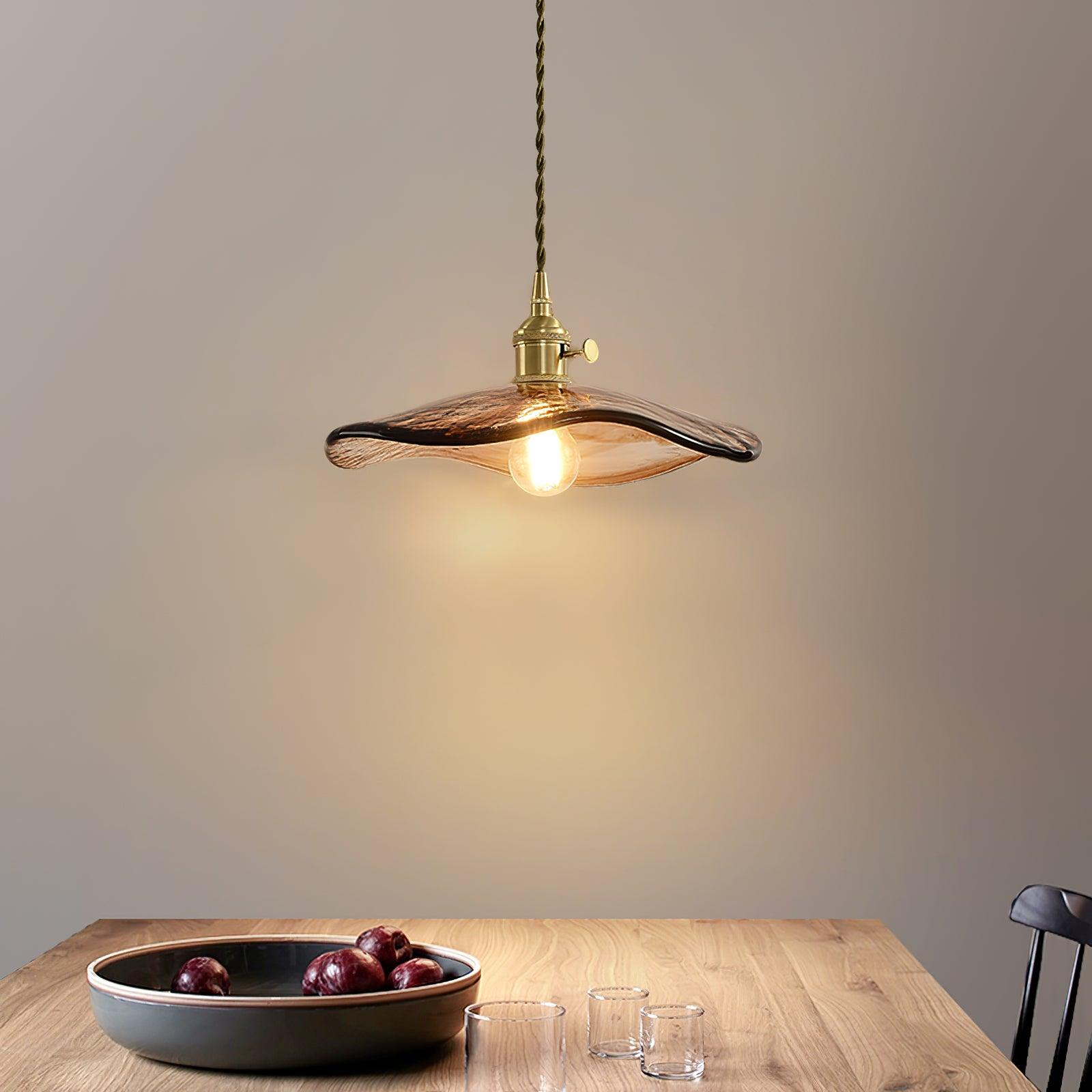 Flower Petal Glass Pendant Light - Letslighting