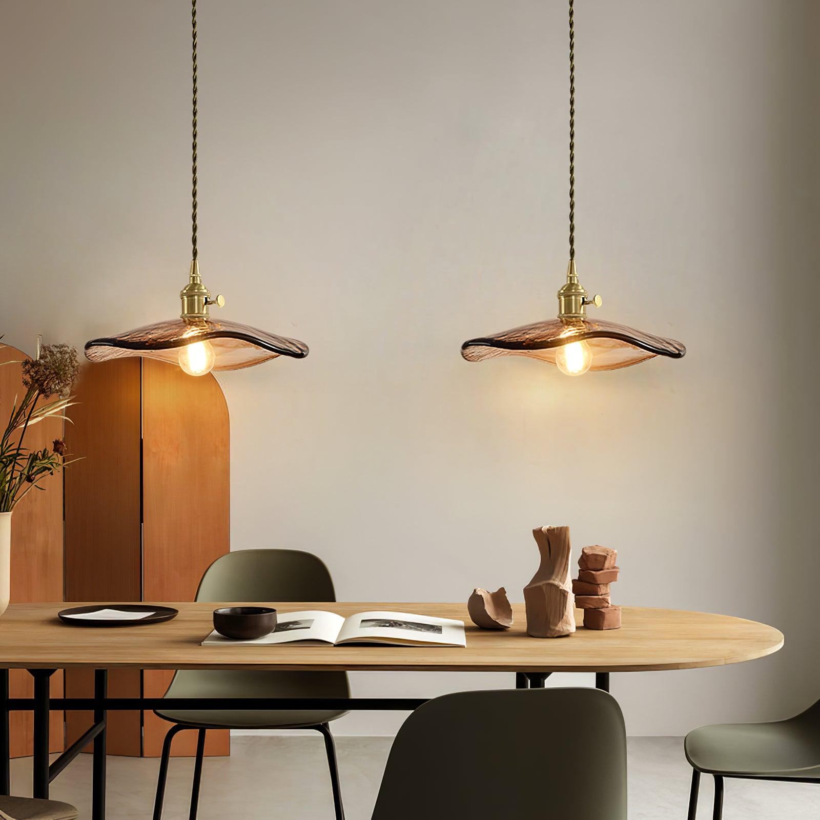 Flower Petal Glass Pendant Light - Letslighting