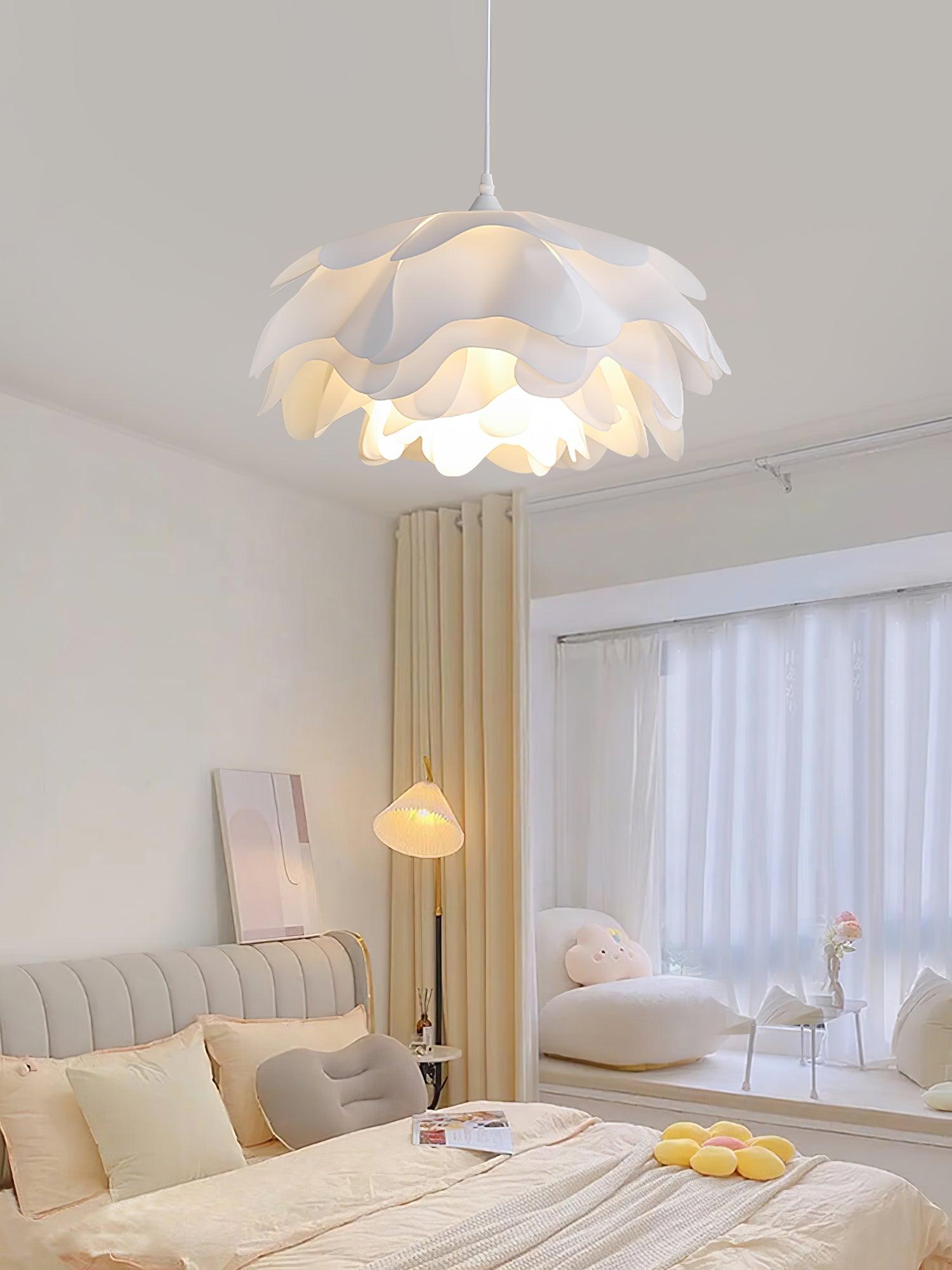 Flower Shaped White Pendant Lamp - Letslighting