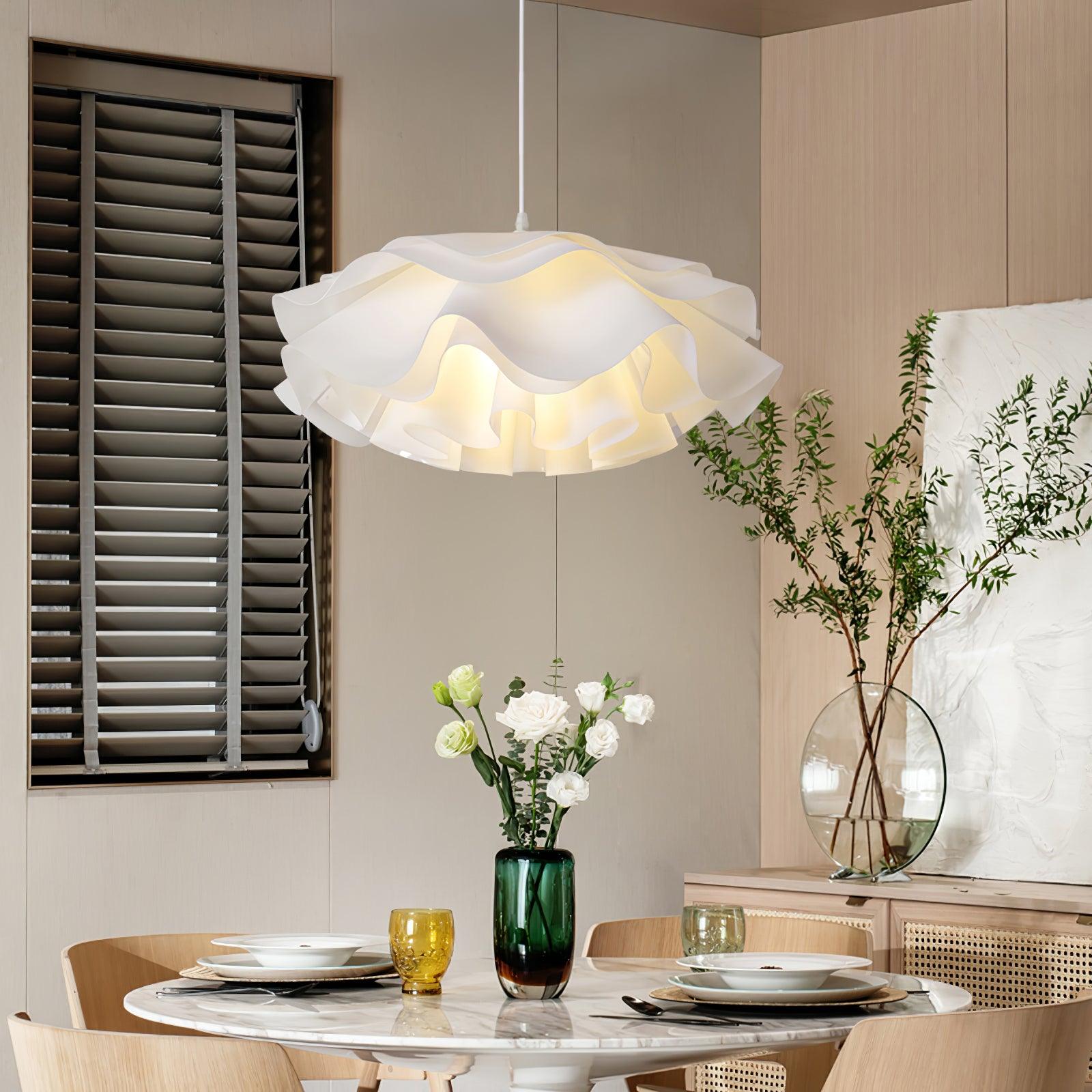 Flower Shaped White Pendant Lamp - Letslighting