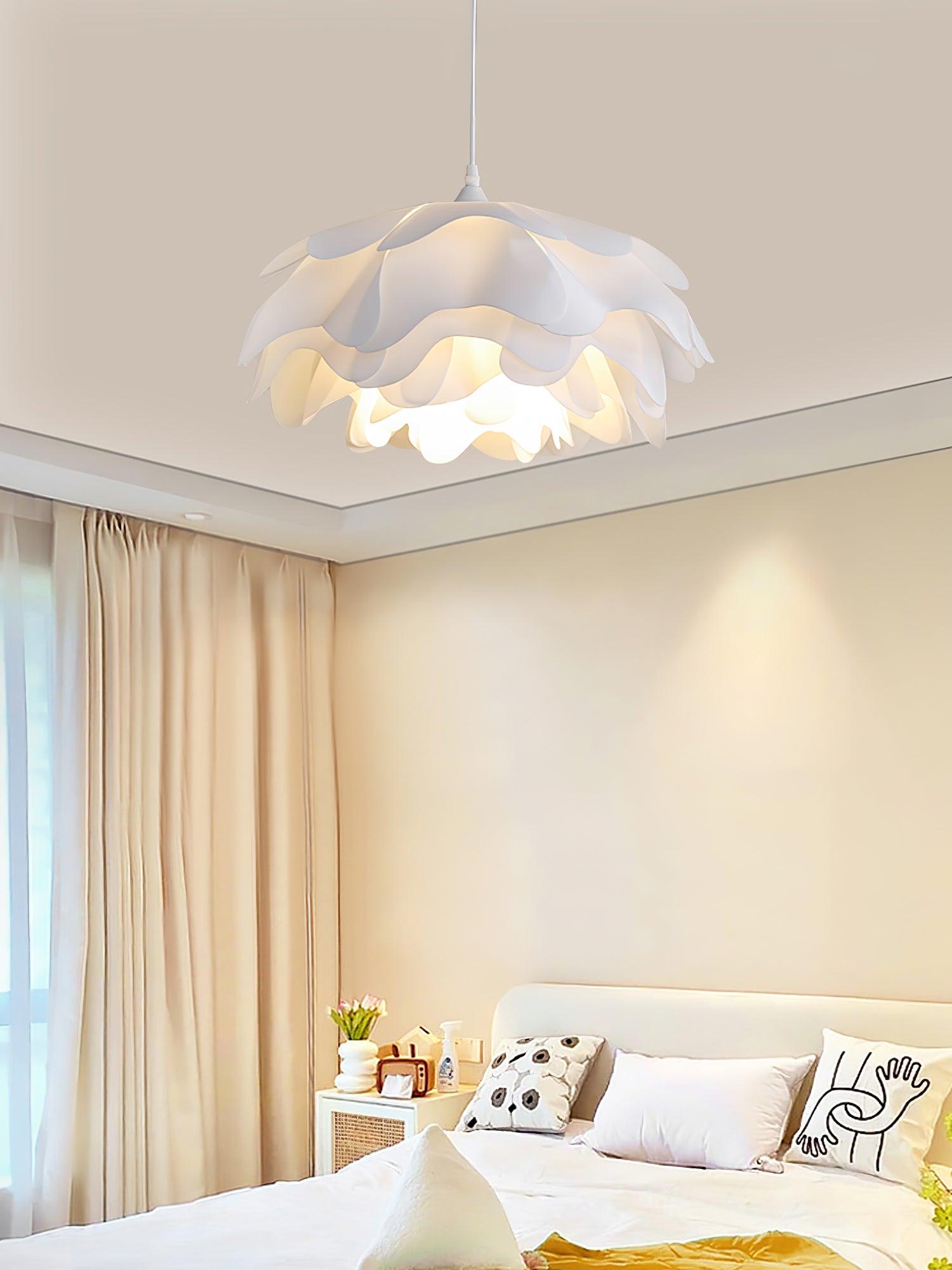 Flower Shaped White Pendant Lamp - Letslighting