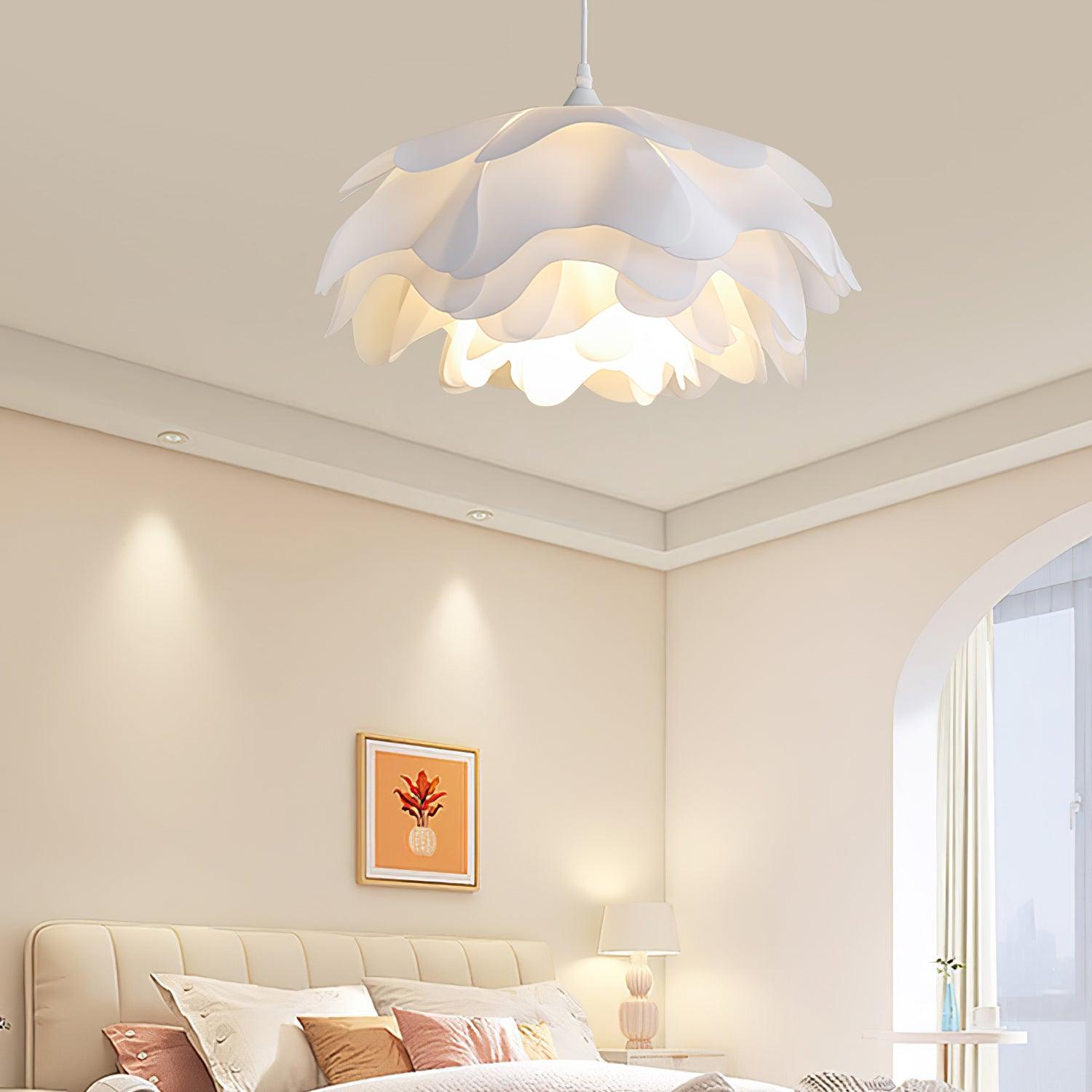 Flower Shaped White Pendant Lamp - Letslighting
