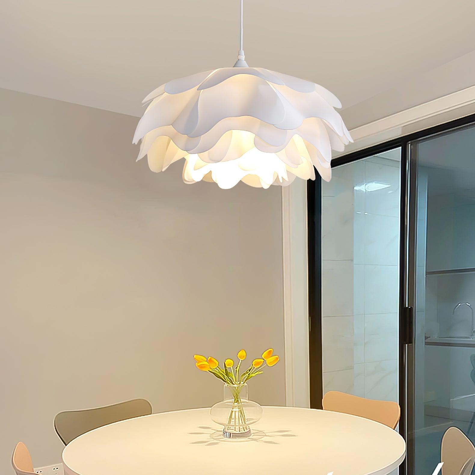 Flower Shaped White Pendant Lamp - Letslighting