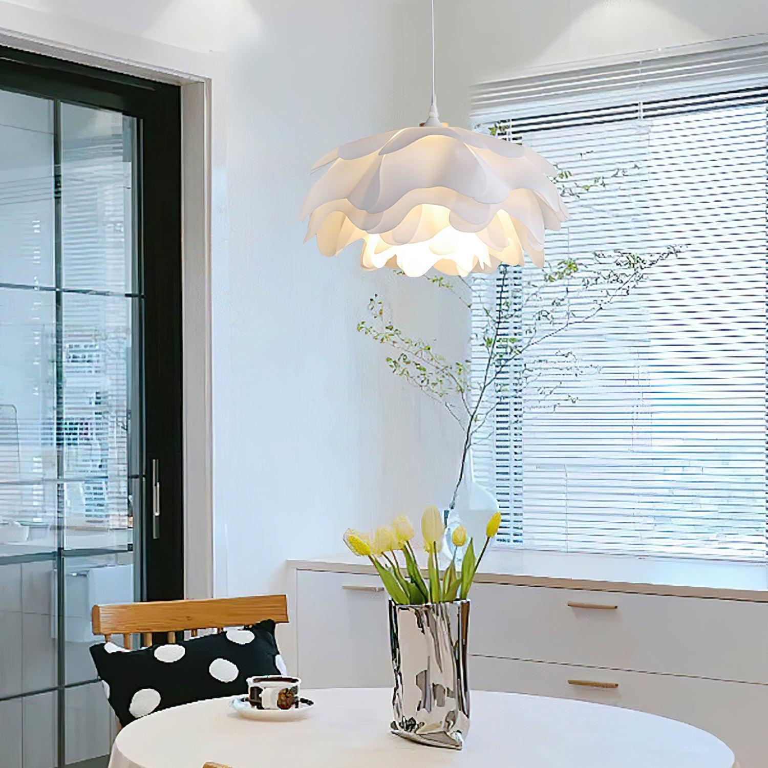 Flower Shaped White Pendant Lamp - Letslighting