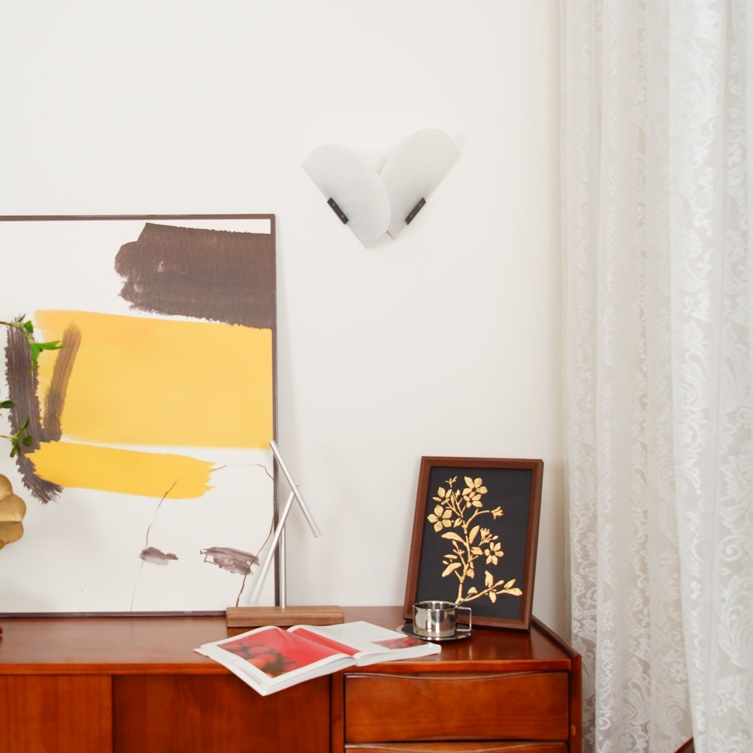 Cevelaris Heart Alabaster Wall Light - Letslighting