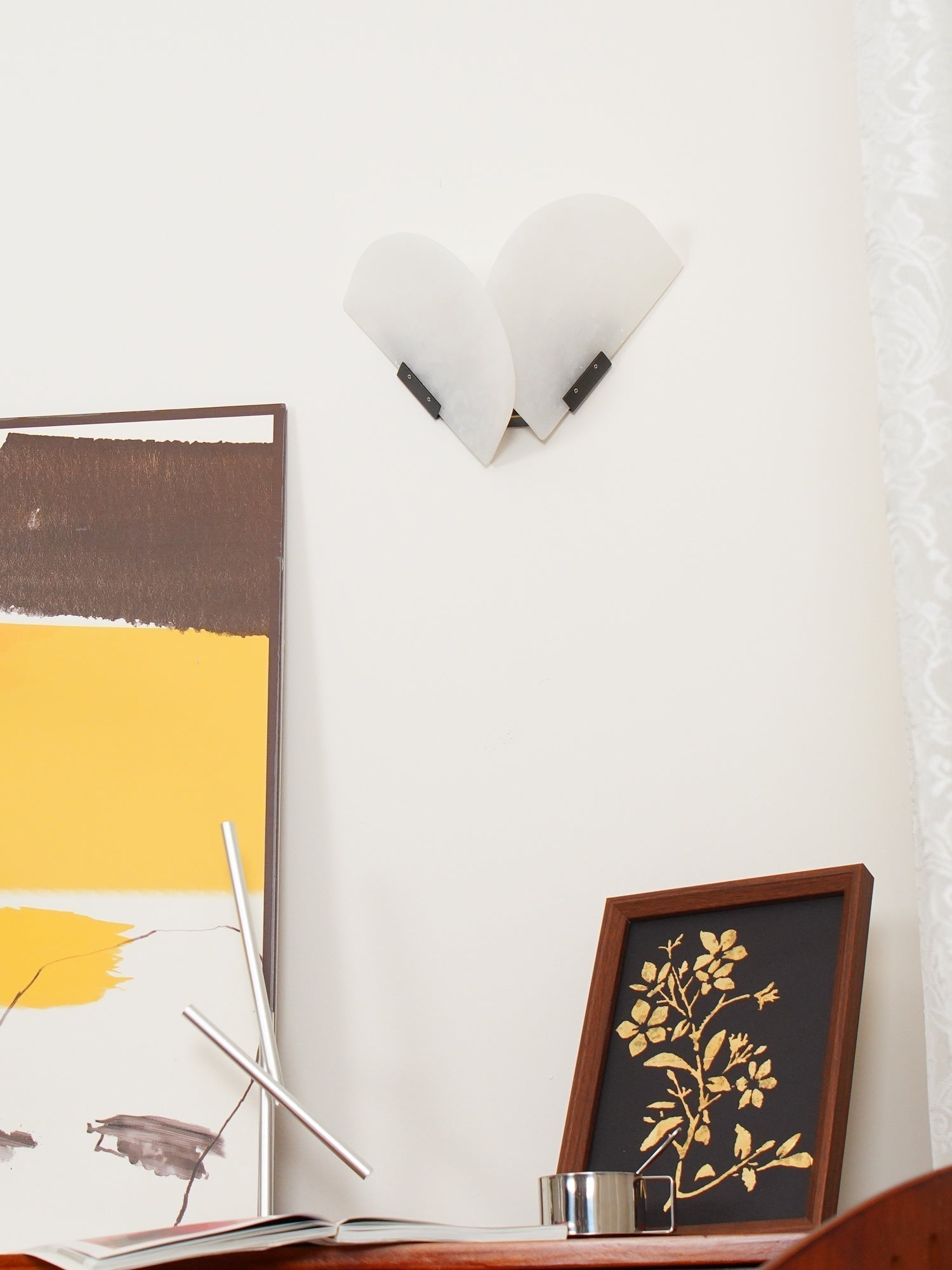 Cevelaris Heart Alabaster Wall Light - Letslighting