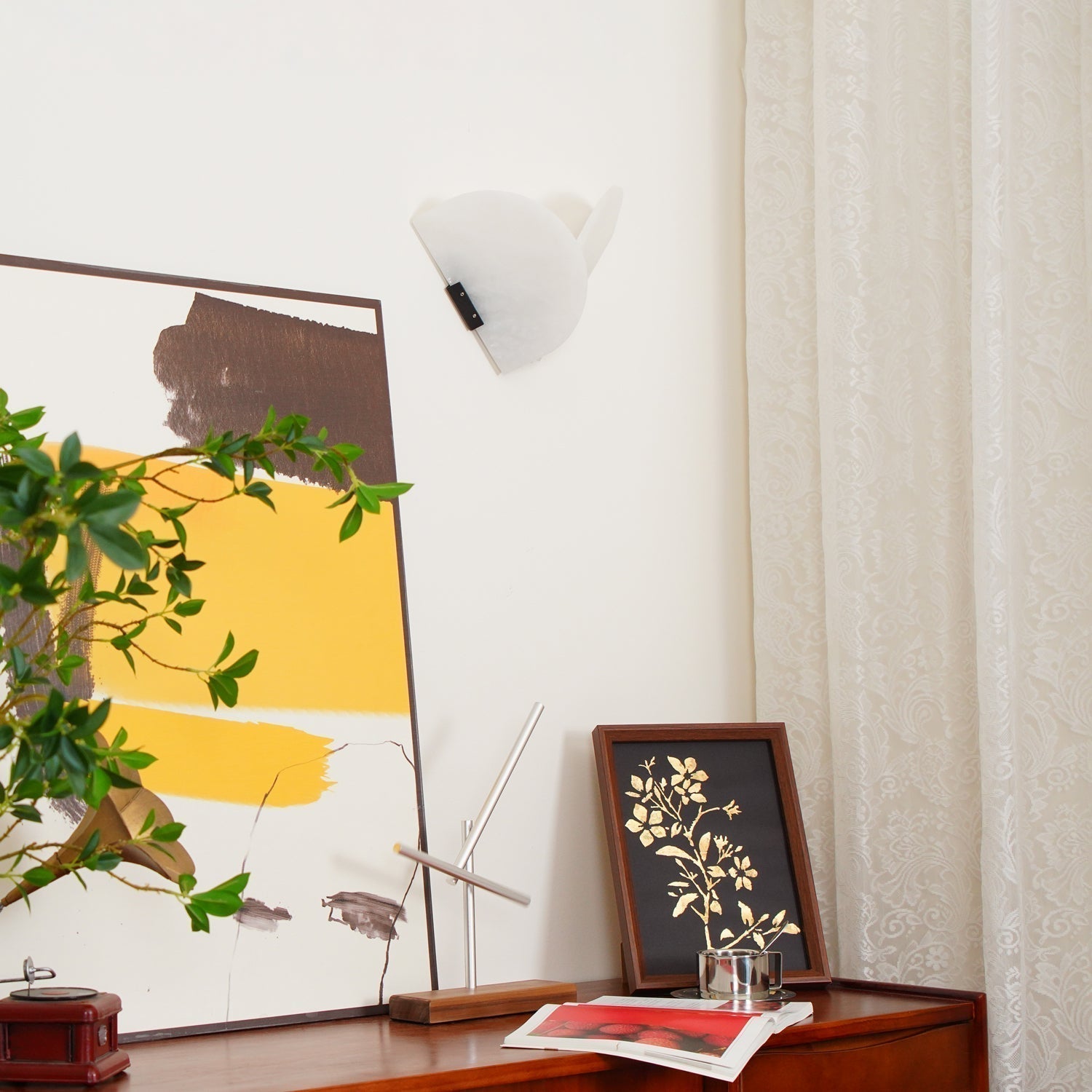 Cevelaris Heart Alabaster Wall Light - Letslighting