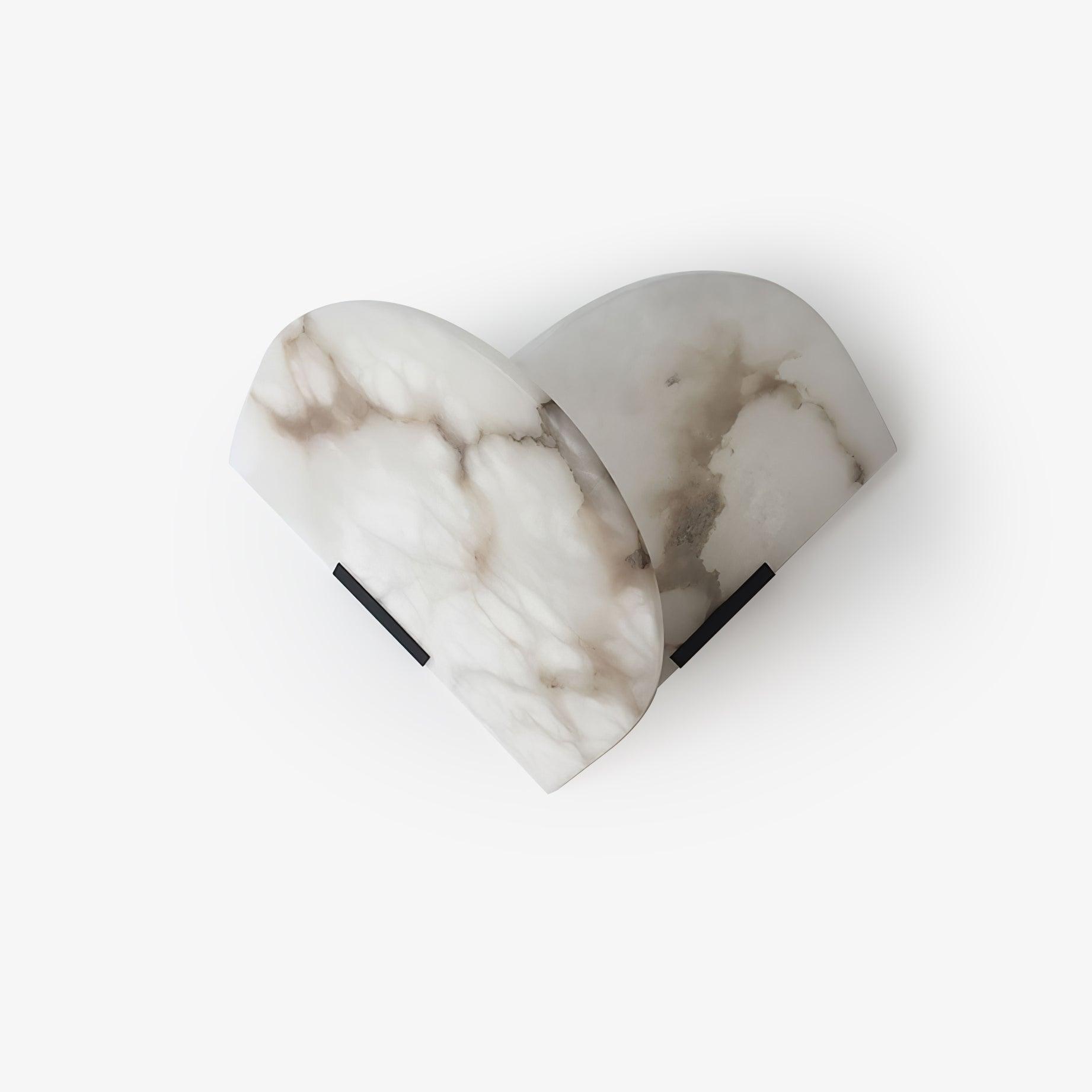 Cevelaris Heart Alabaster Wall Light - Letslighting