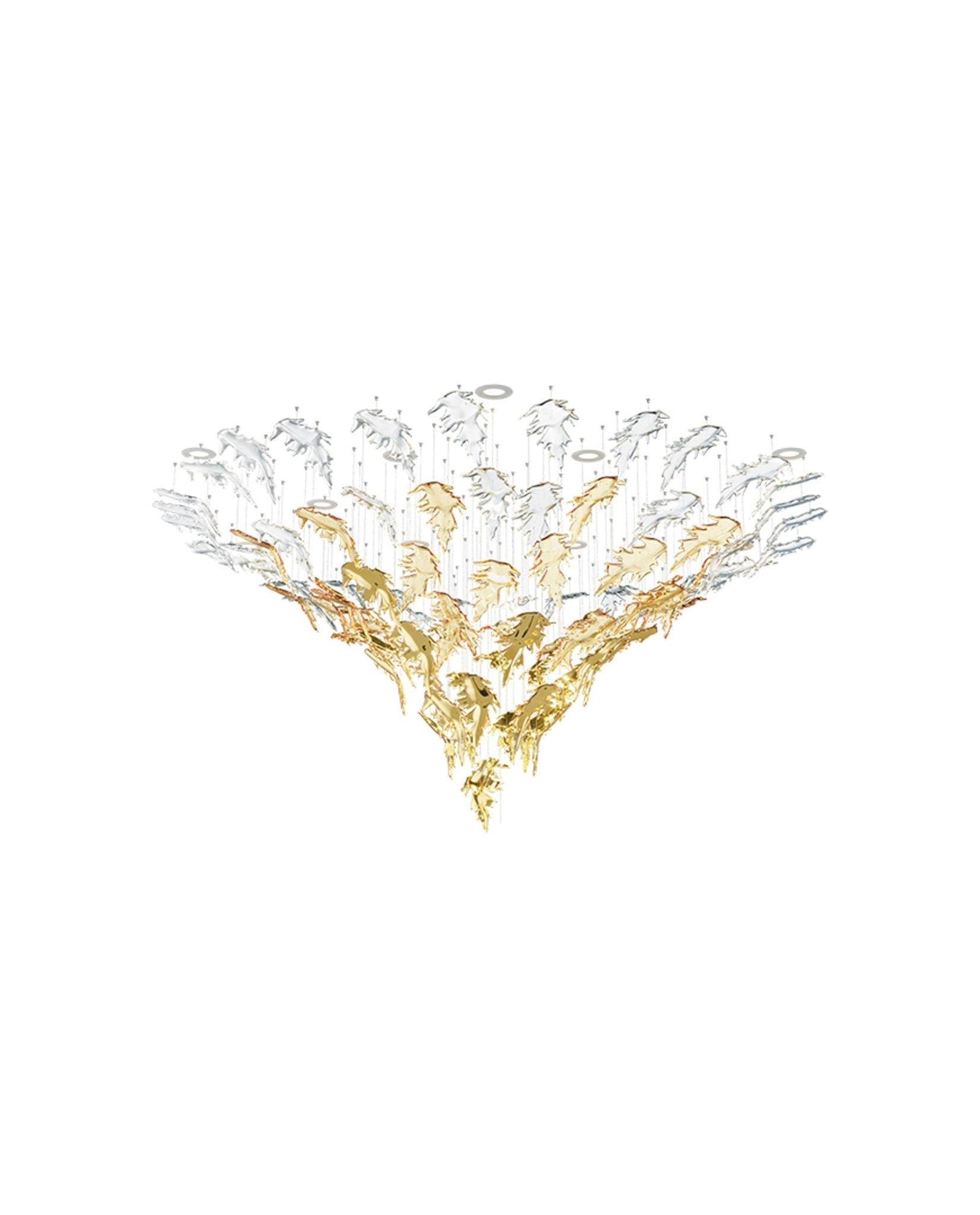Cosolion Bird Glass Chandelier - Letslighting