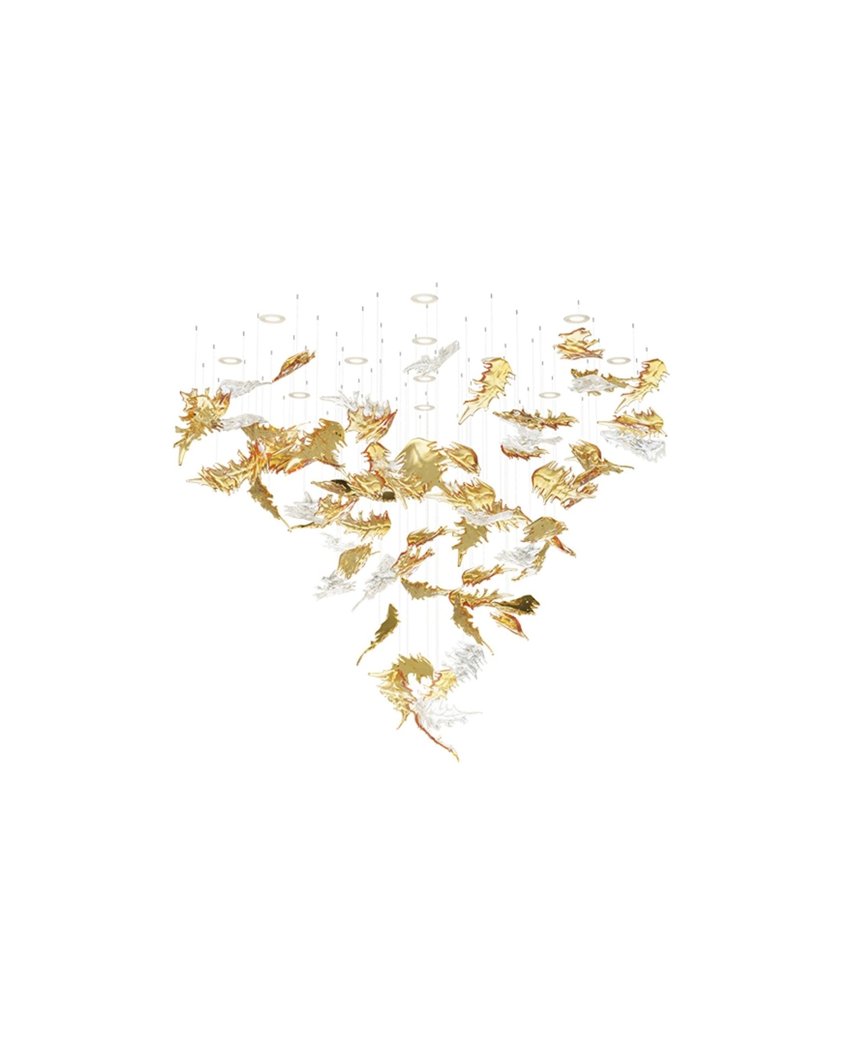 Cosolion Bird Glass Chandelier - Letslighting