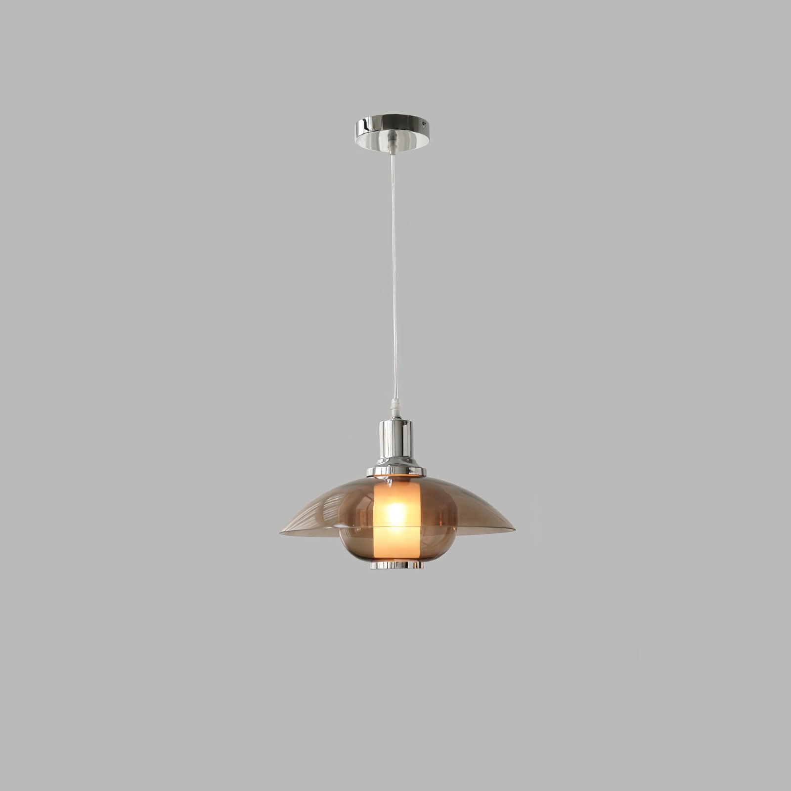 Flying Saucer Chrome Pendant Light - Letslighting