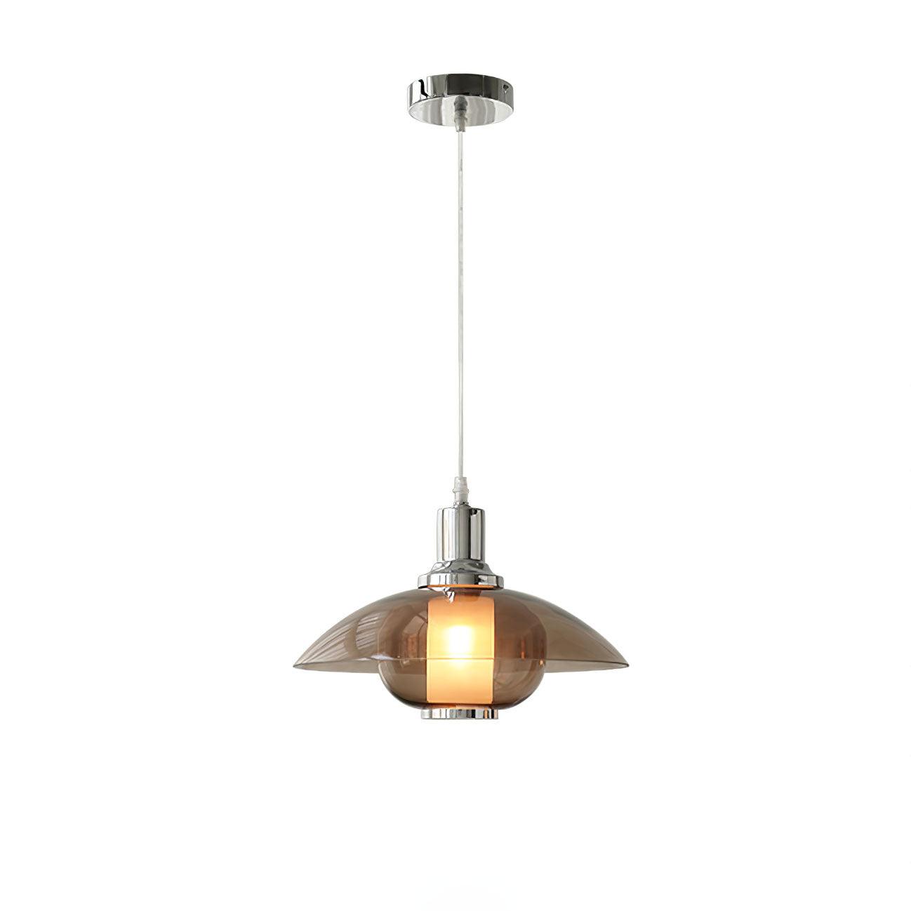Flying Saucer Chrome Pendant Light - Letslighting