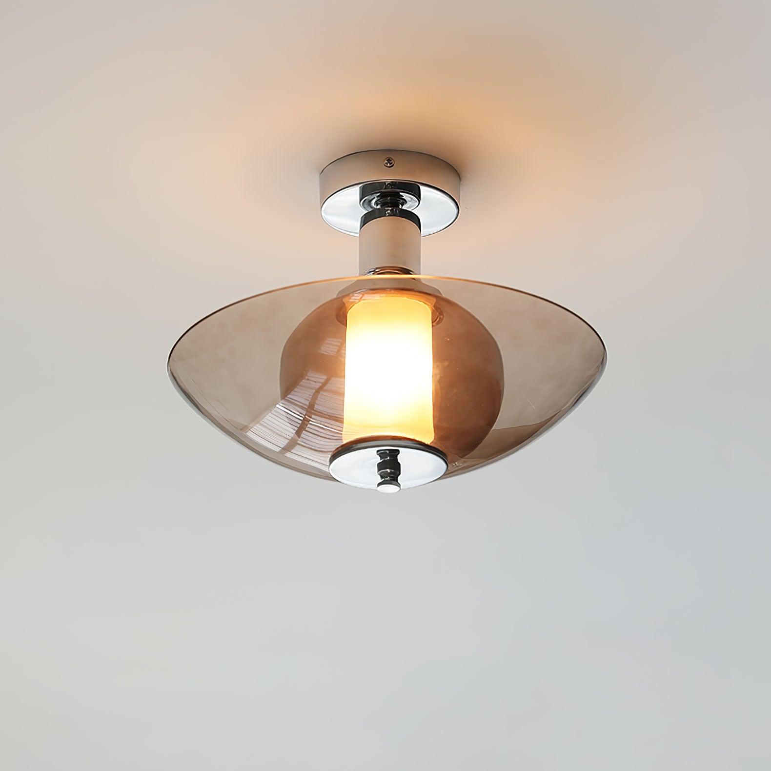 Flying Saucer Chrome Wall Light - Letslighting