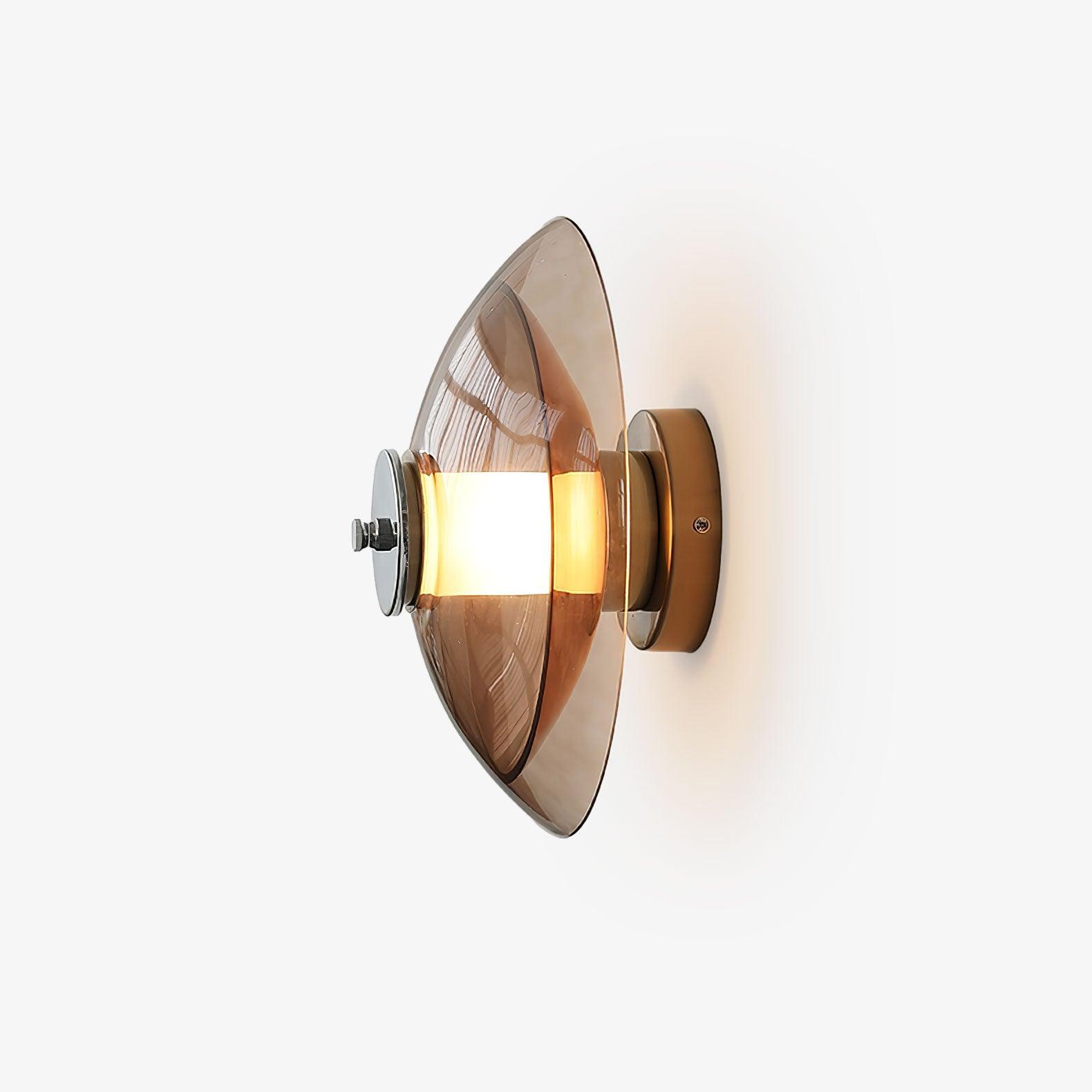 Flying Saucer Chrome Wall Light - Letslighting
