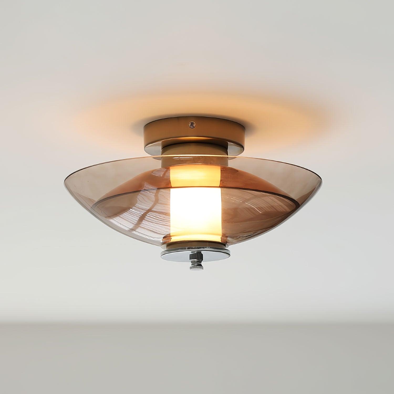 Flying Saucer Chrome Wall Light - Letslighting