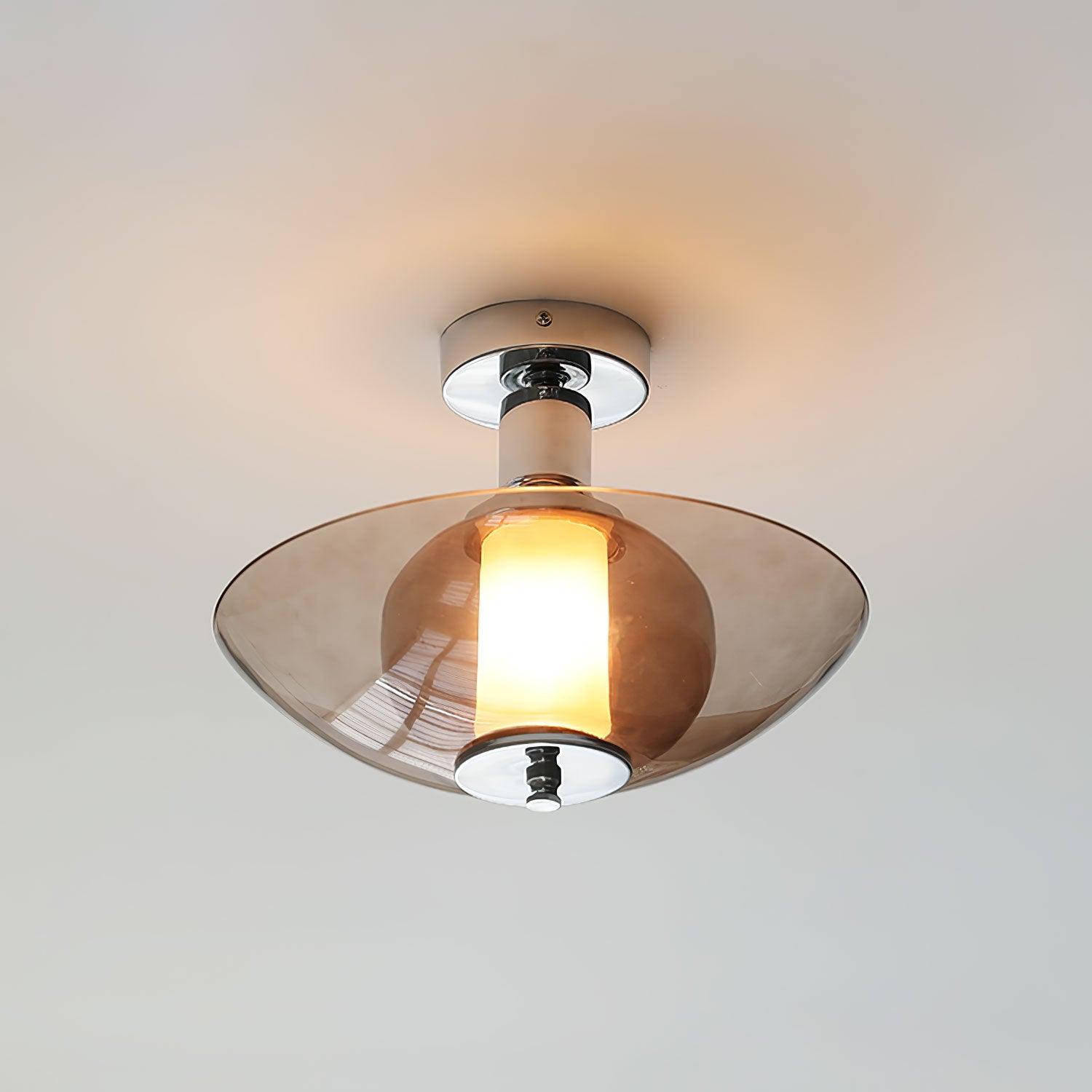 Flying Saucer Chrome Wall Light - Letslighting
