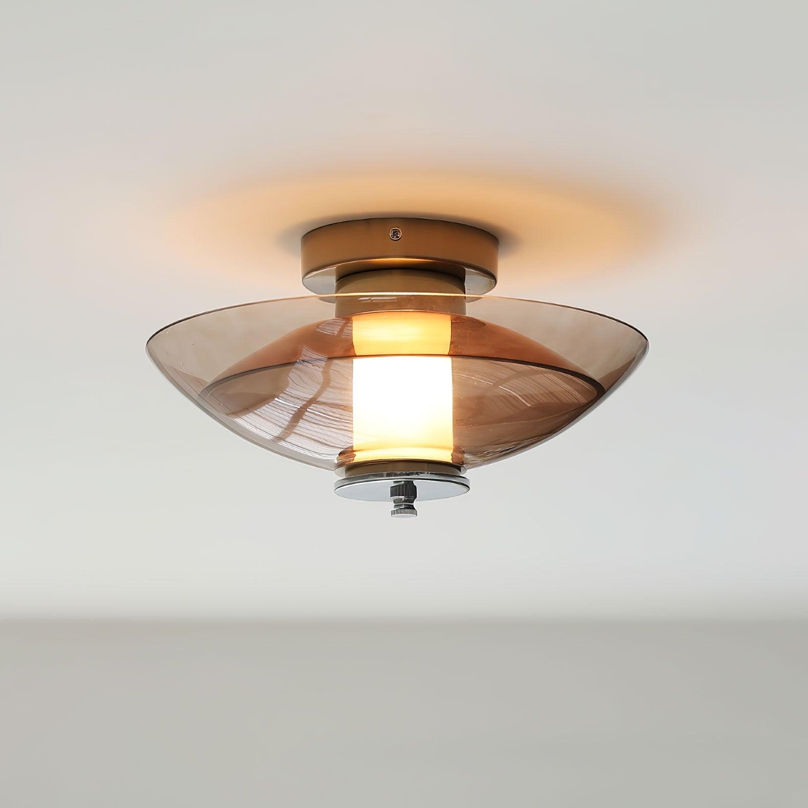 Flying Saucer Chrome Wall Light - Letslighting