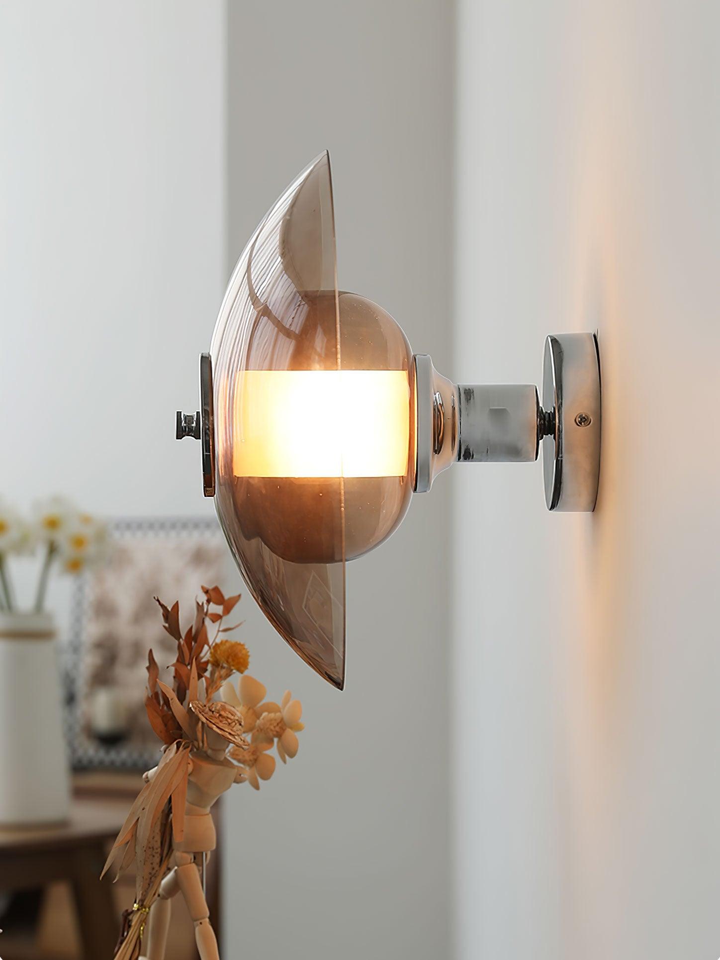 Flying Saucer Chrome Wall Light - Letslighting