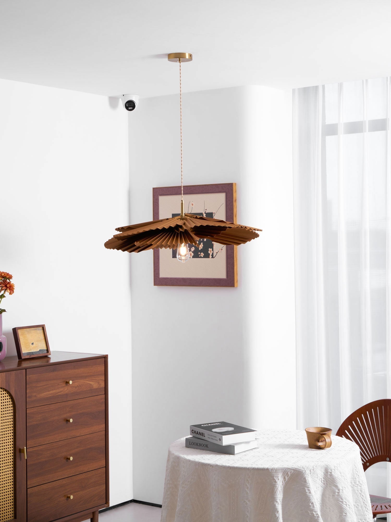 Folded Leaf Lotus Pendant Lamp - Letslighting