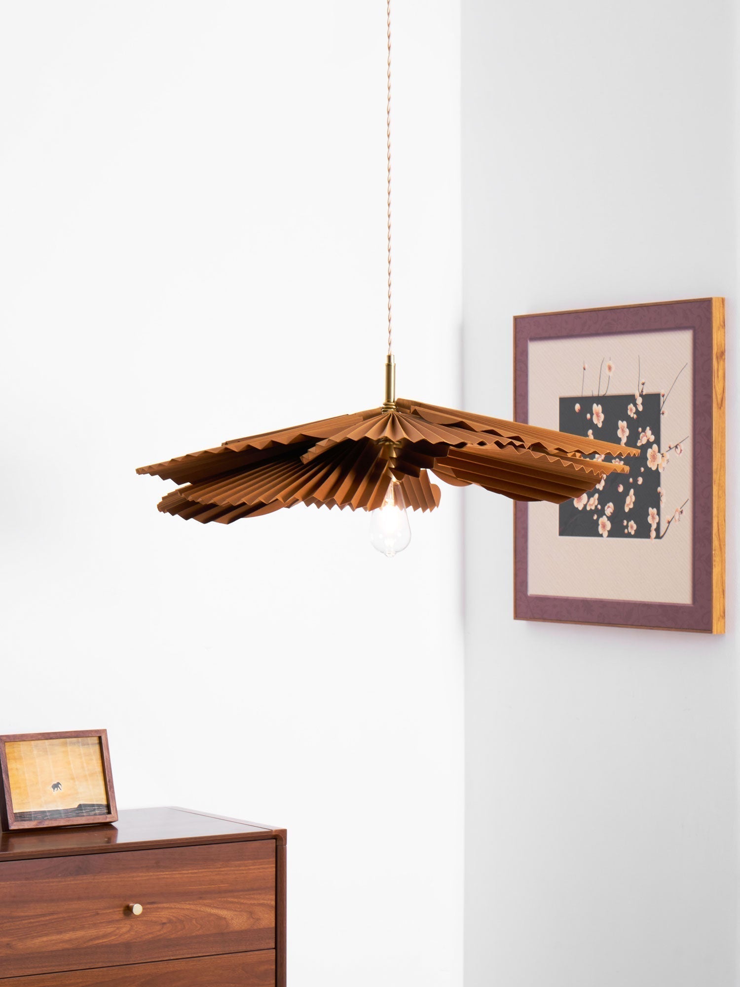 Folded Leaf Lotus Pendant Lamp - Letslighting